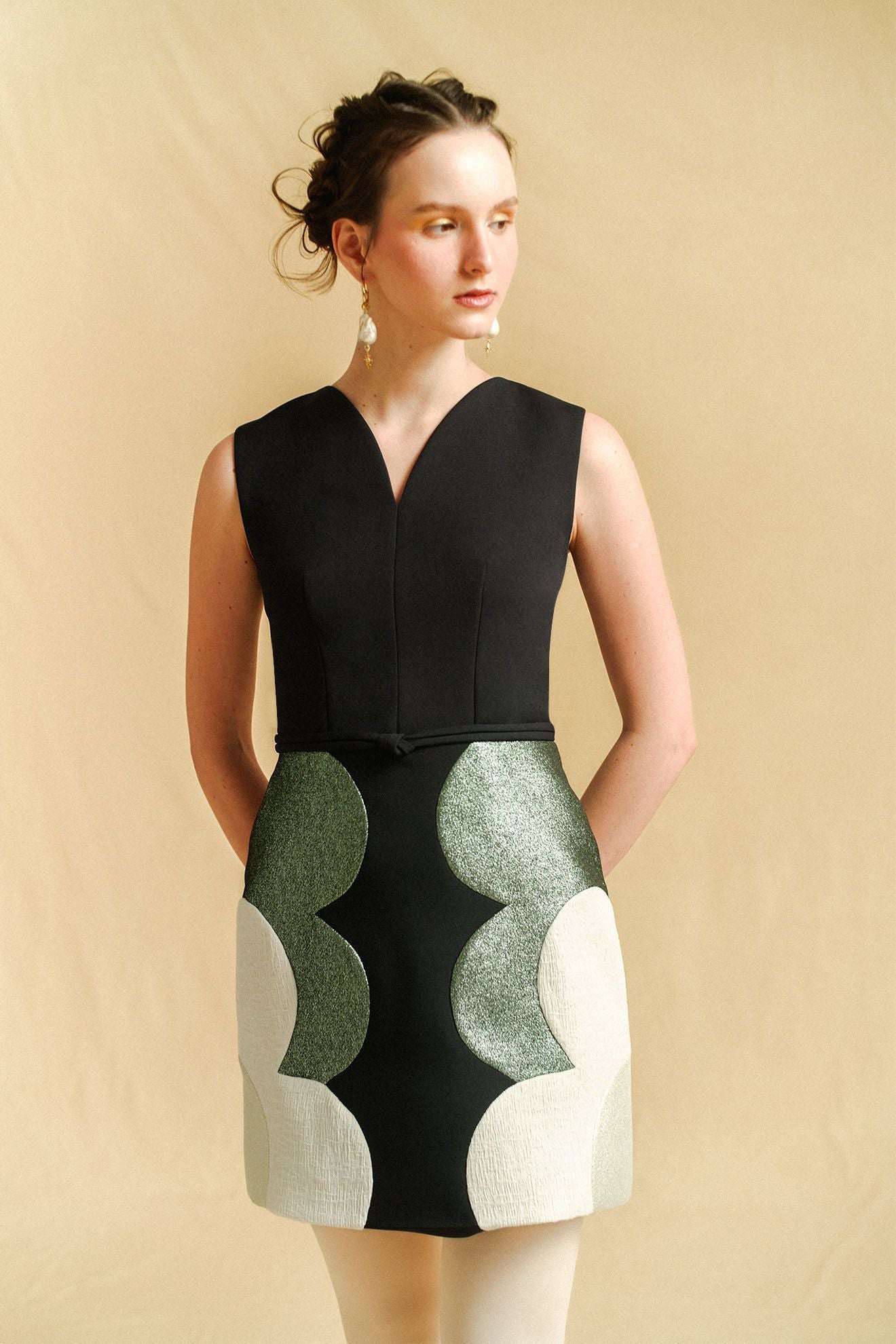 FANTASIE Dress in Dark Blue