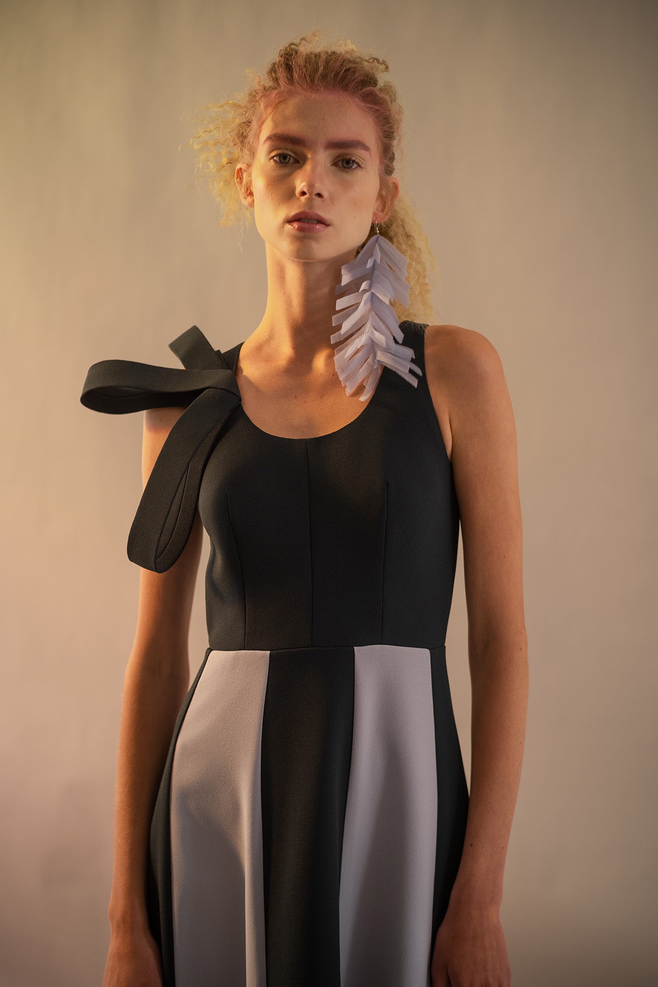 ABALONE Dress in Celtic Green/Ash Blue