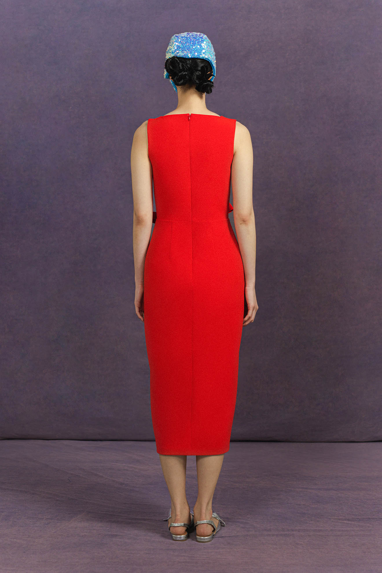ASSEMBLE Dress in Scarlett Red