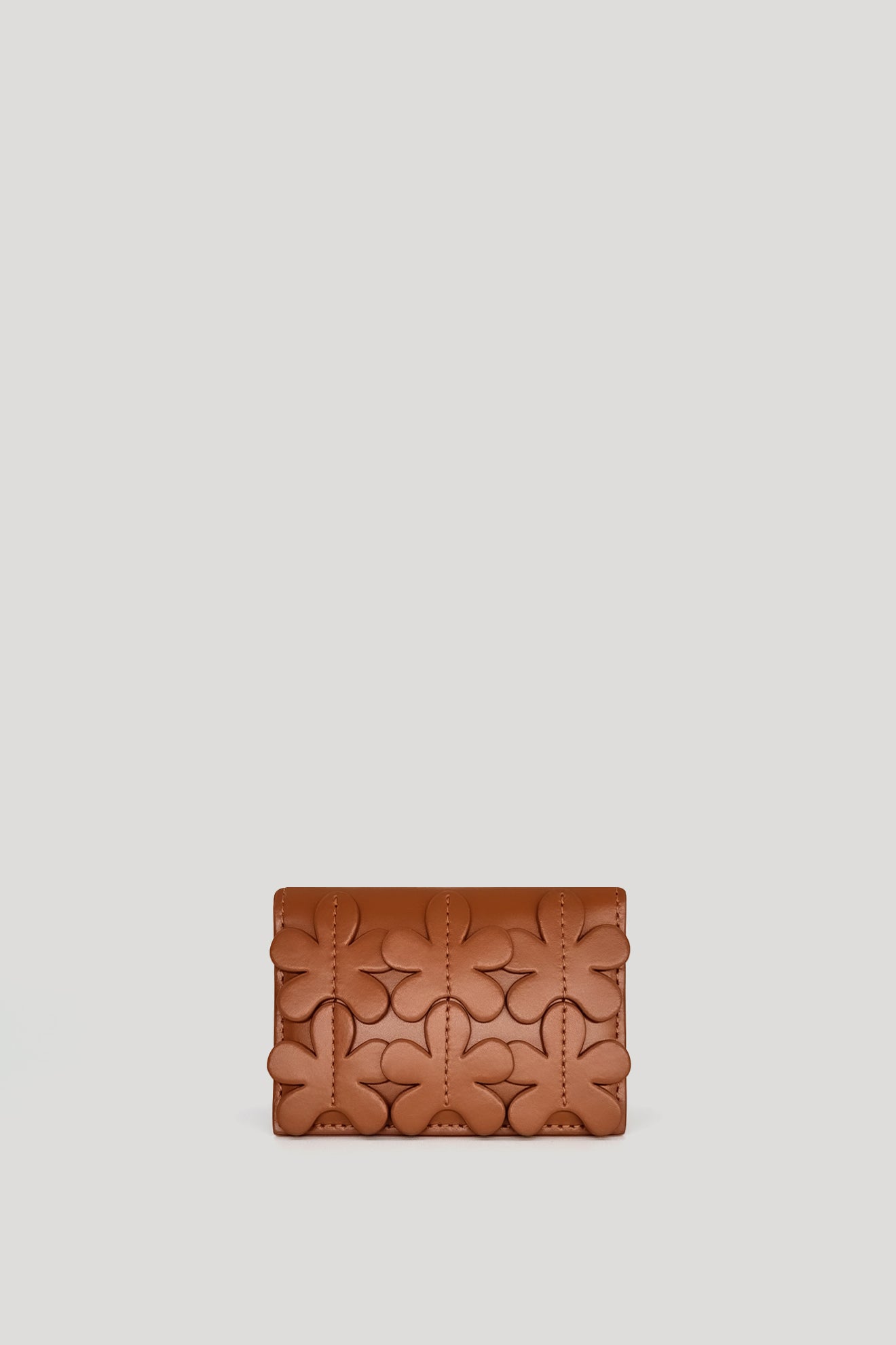 FLORET Card Holder in Tan