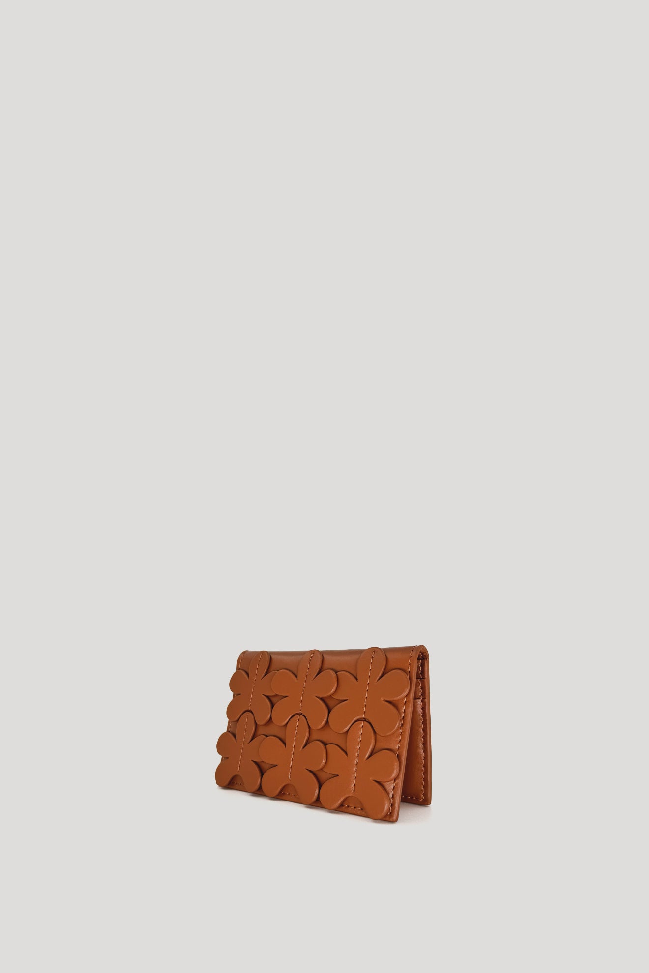 FLORET Card Holder in Tan