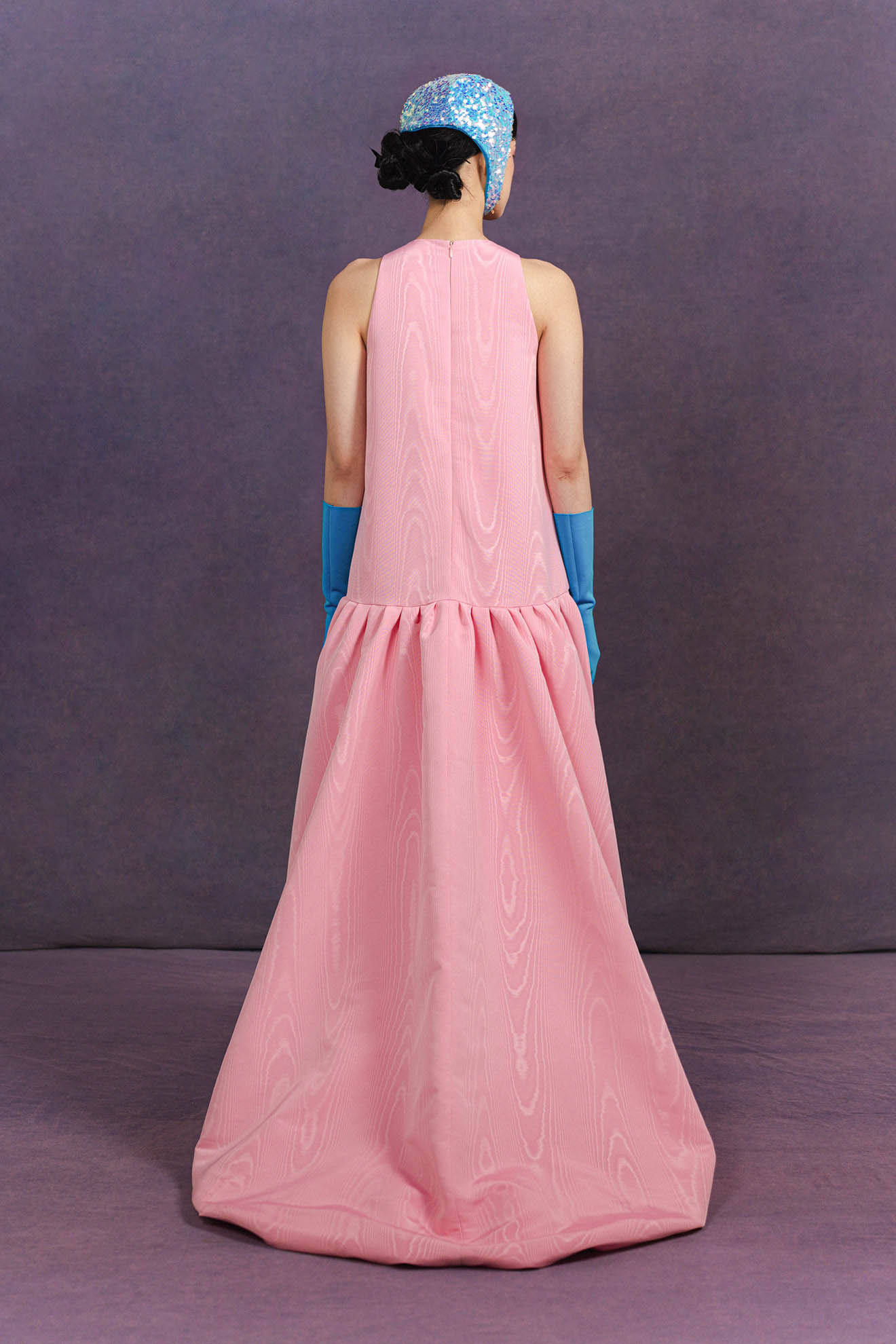 GRANDJETE Gown in Powder Pink