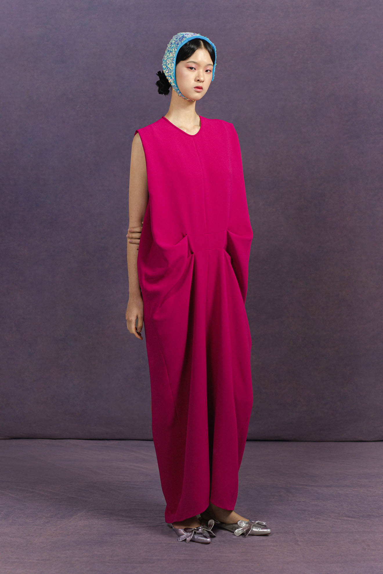JIVE Dress in Magenta Pink