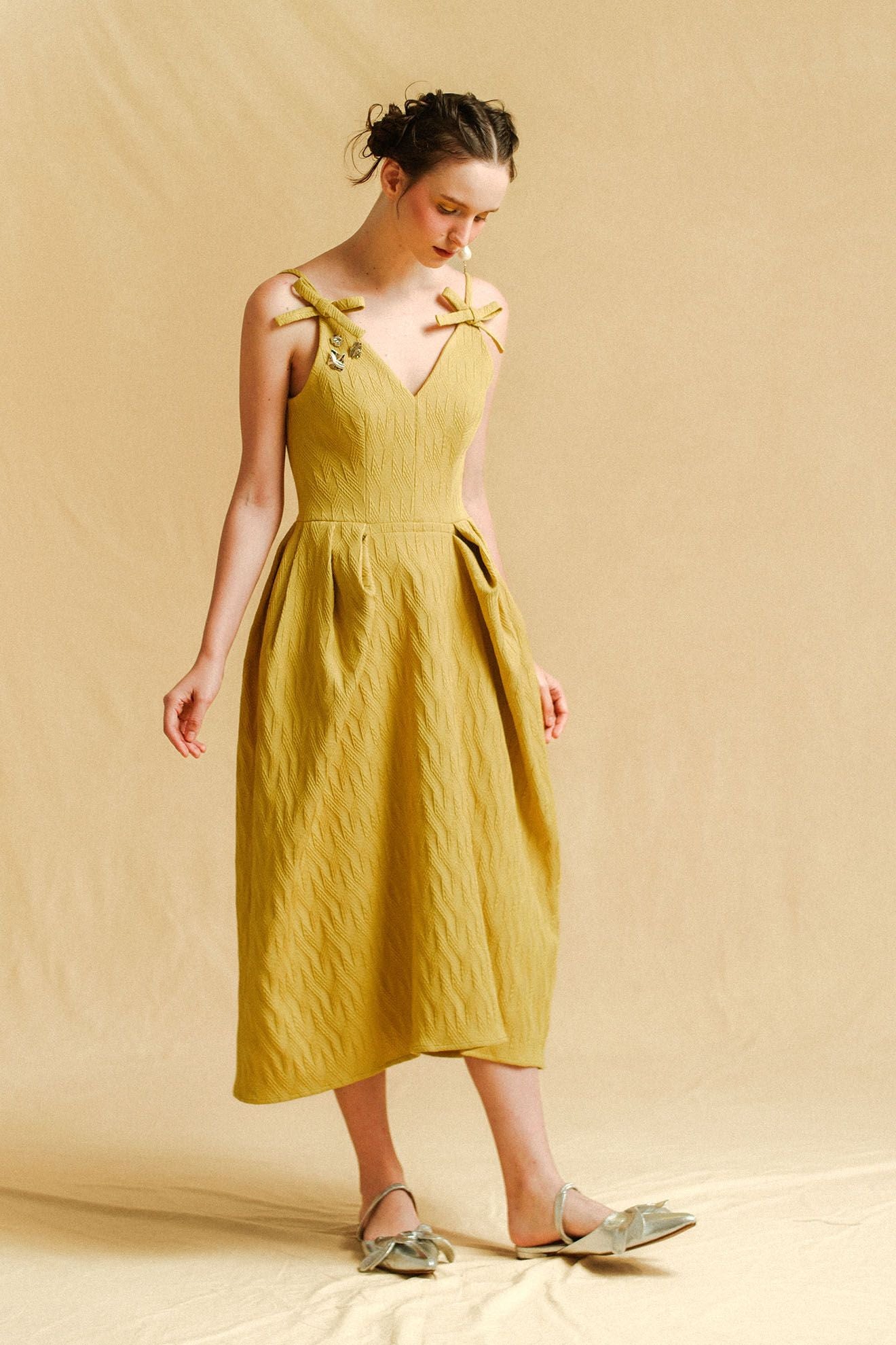KINDER Dress in Sundance Yellow