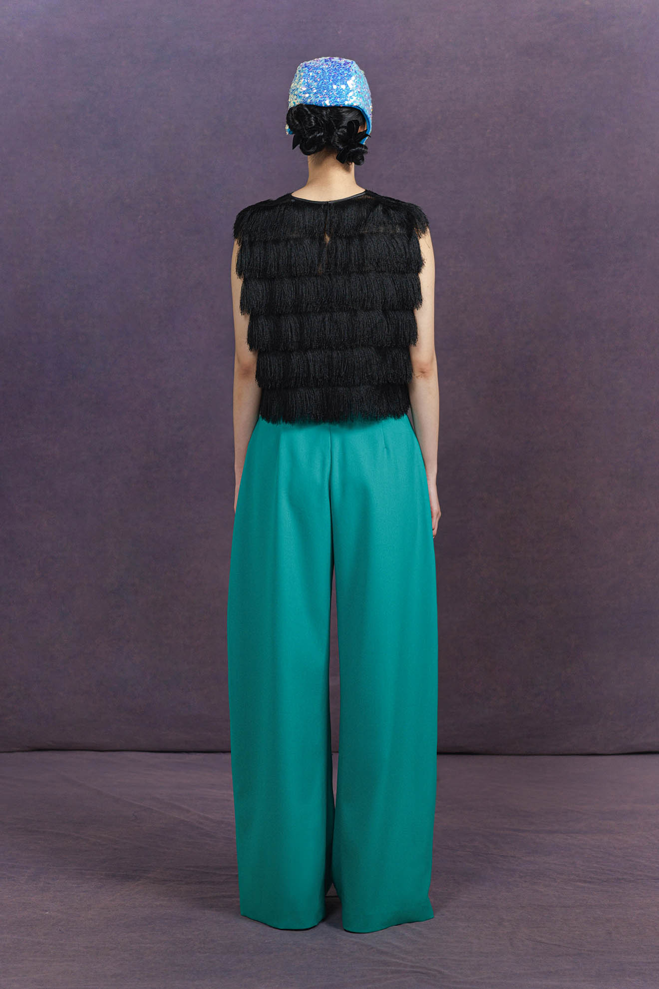 LOOP Pants in Turquoise Blue