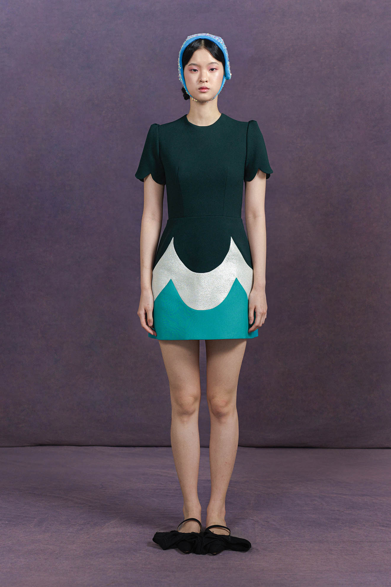 MOXIE Dress in Celtic Green