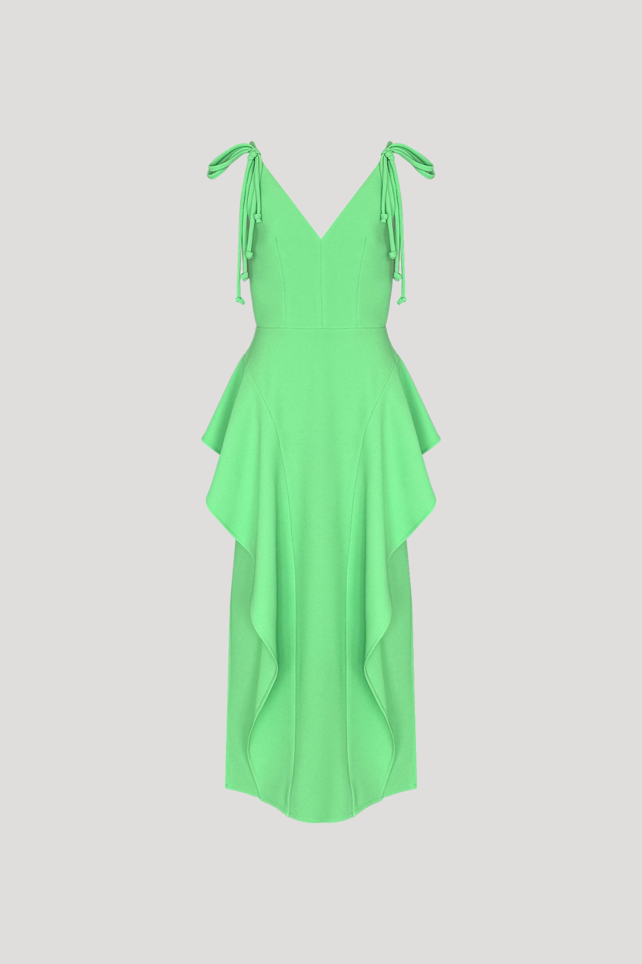 PASDEBOURREE Dress in Spring Green – PEGGY HARTANTO
