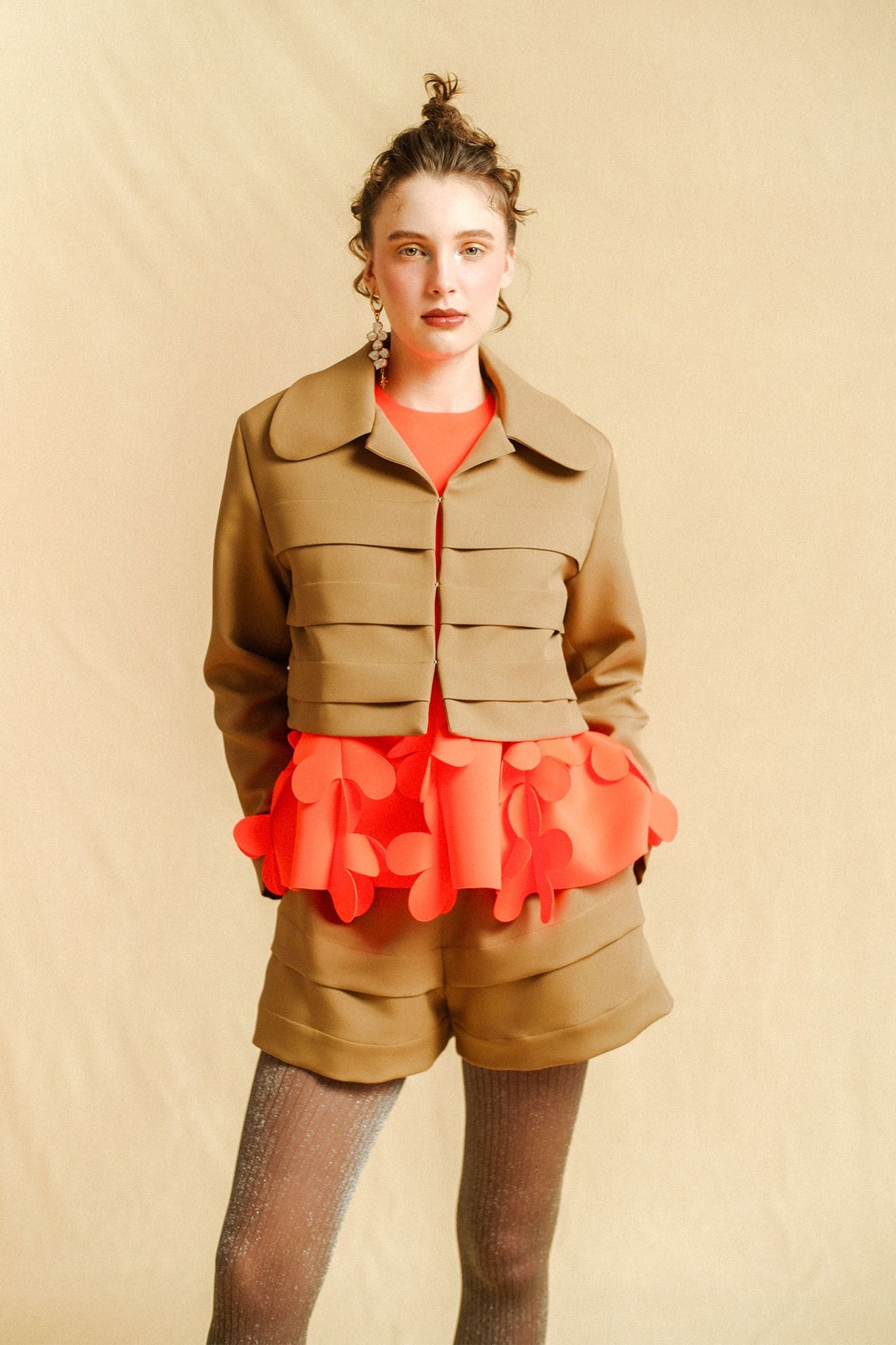 HEROINE Jacket in Leather Brown