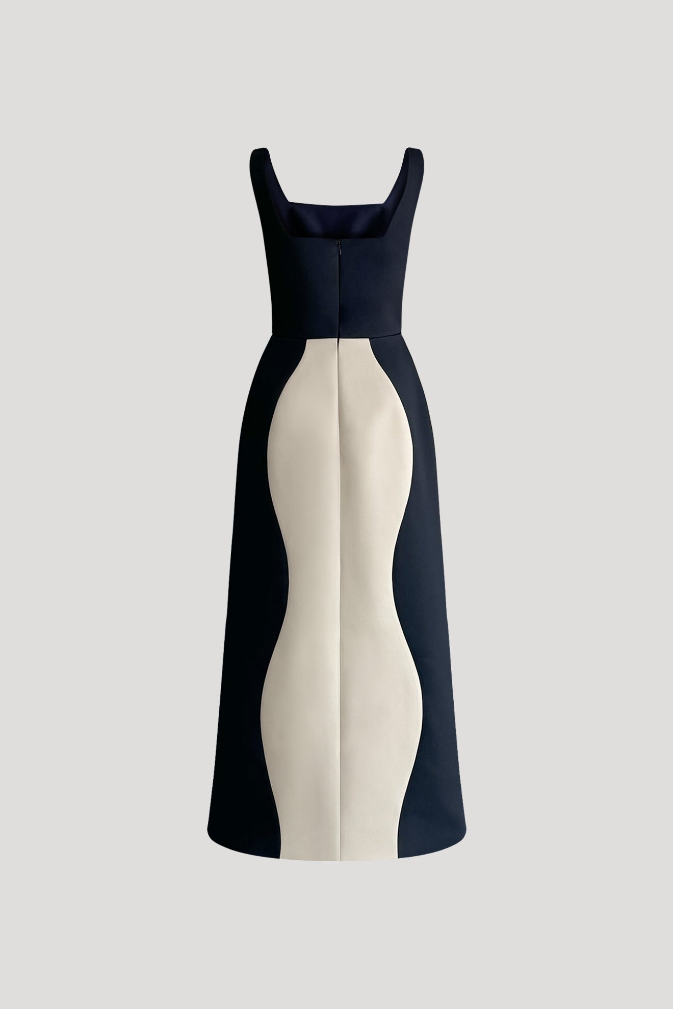 RONDDEJAMBE Dress in Dark Blue/Beige