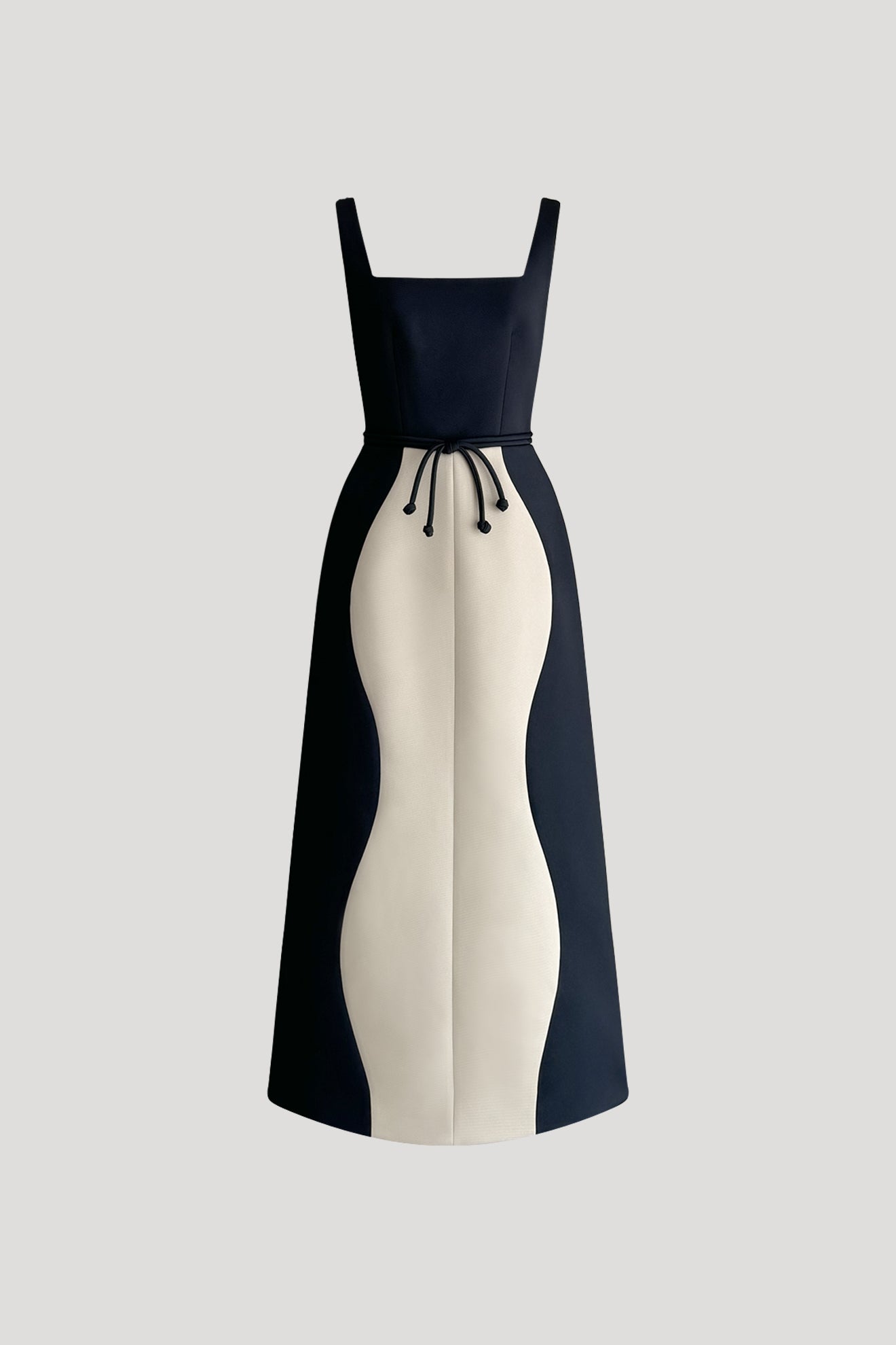 RONDDEJAMBE Dress in Dark Blue/Beige