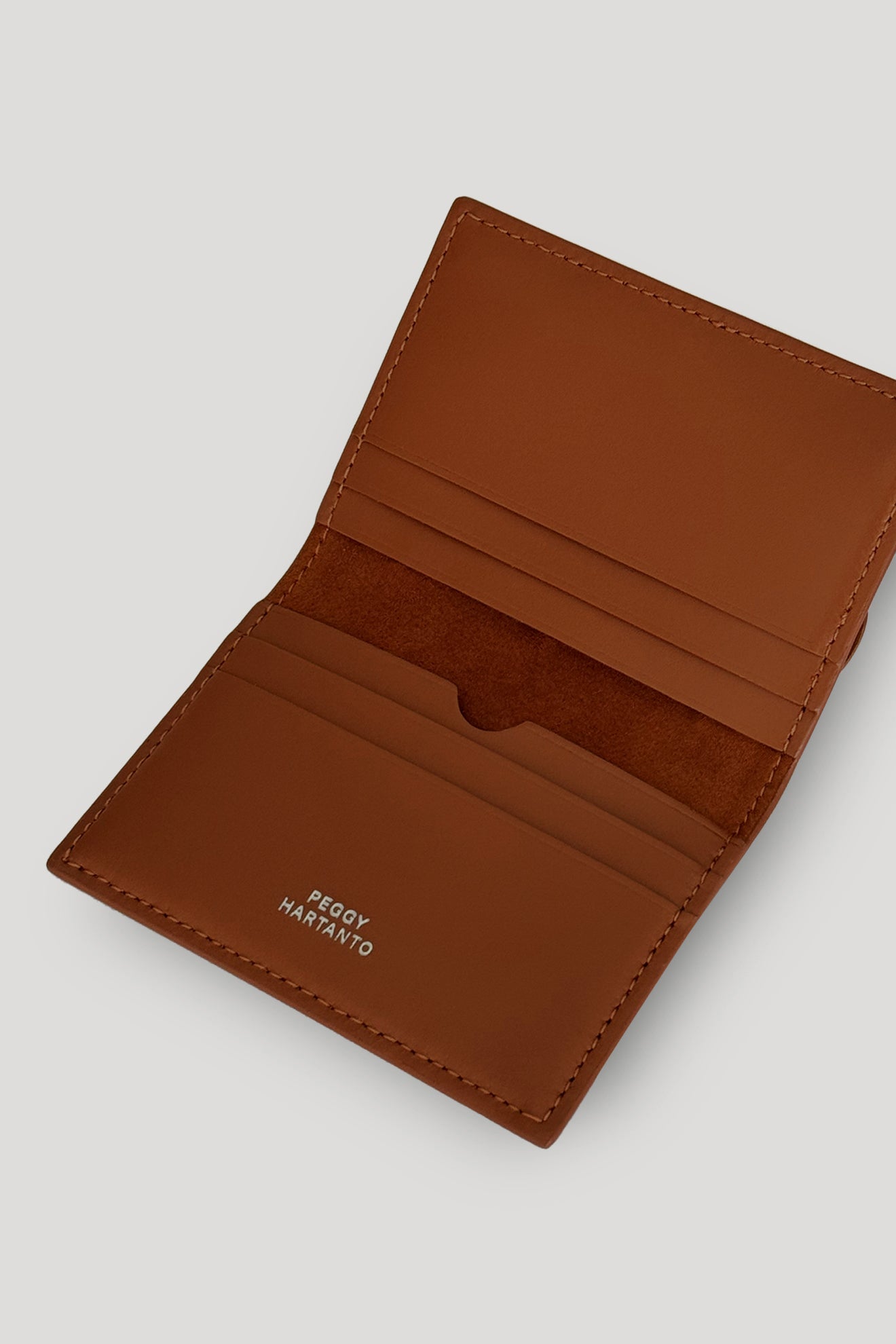 STOMA Card Holder in Tan/Glacier