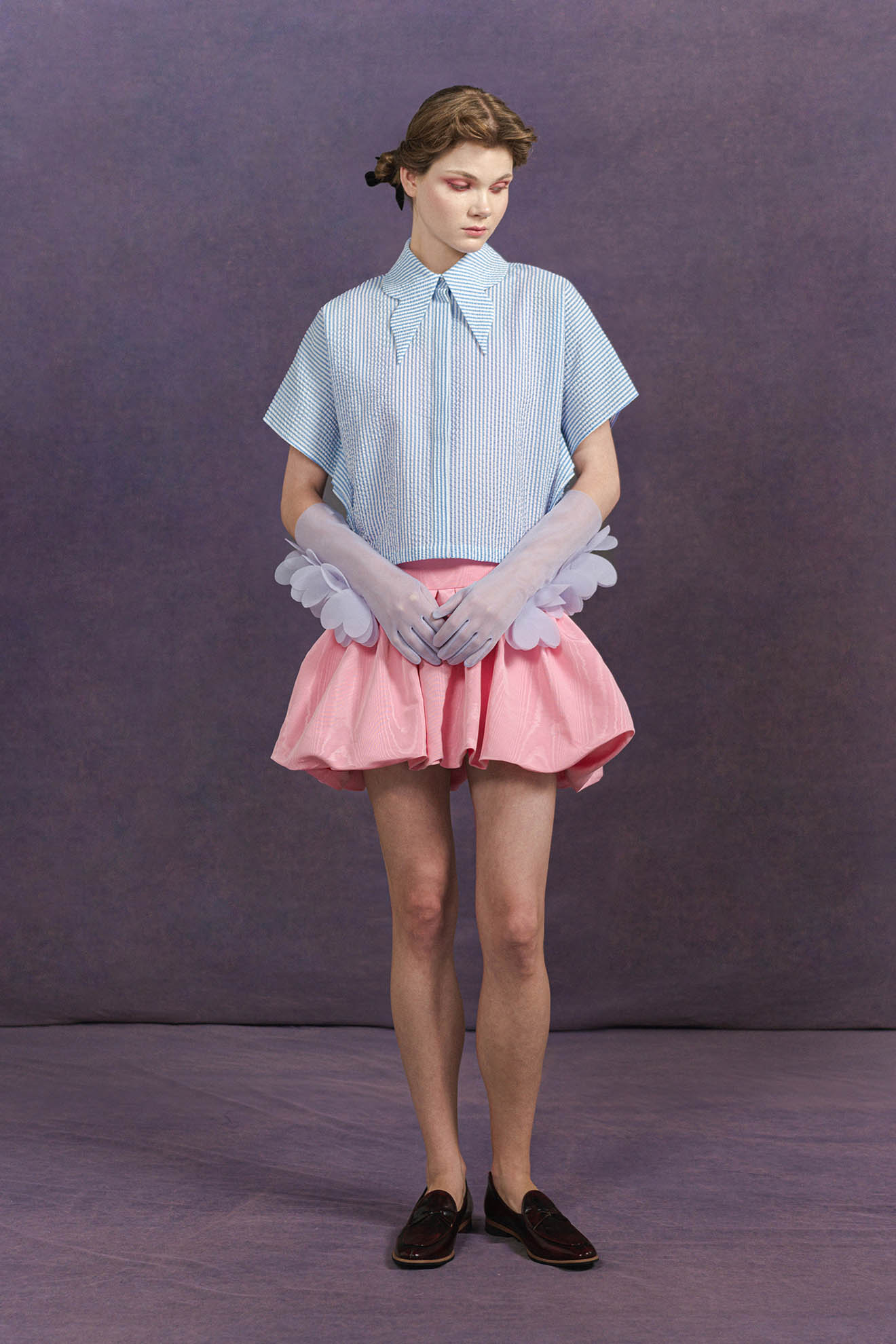 TIPTOE Top in Blue Stripes