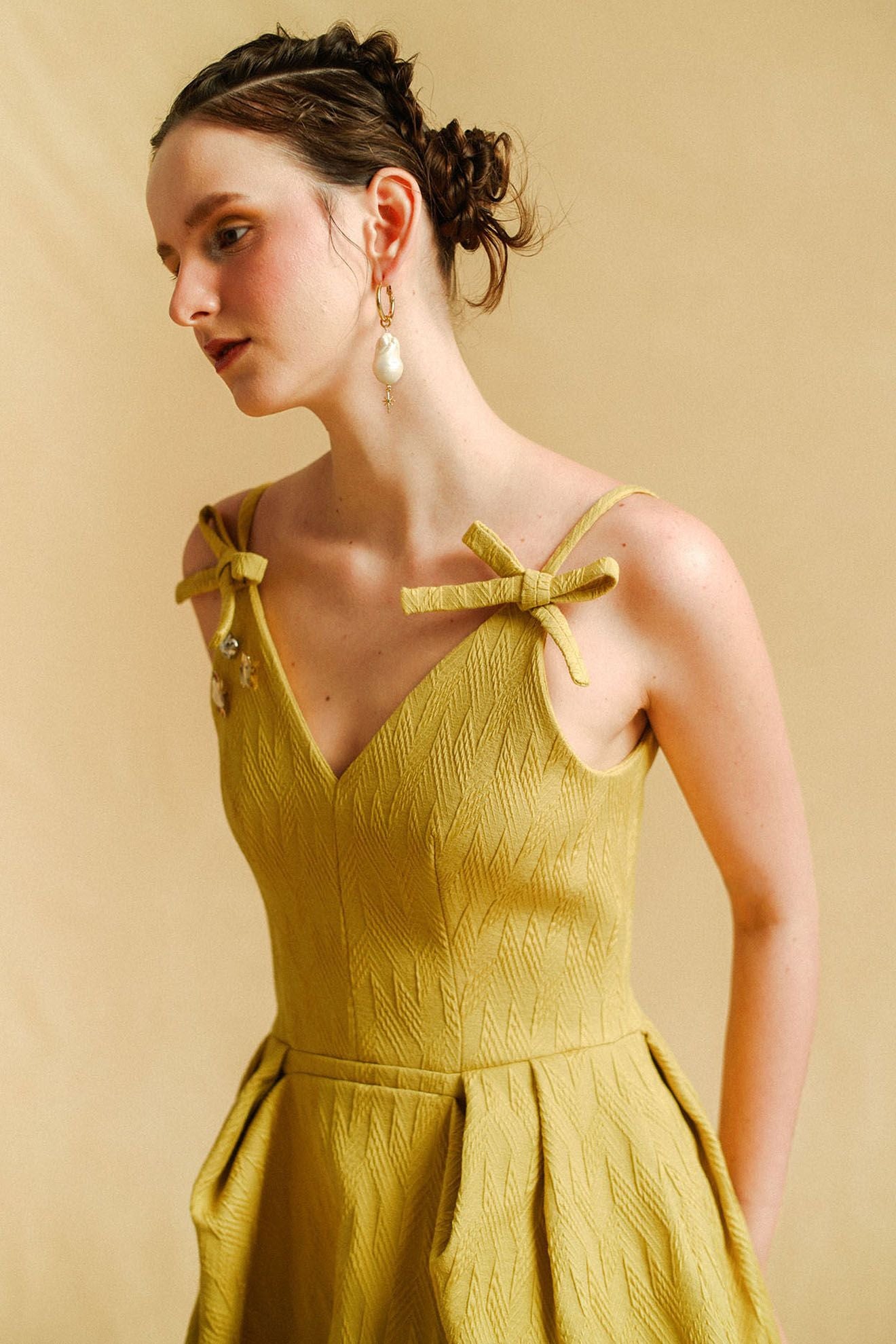 KINDER Dress in Sundance Yellow