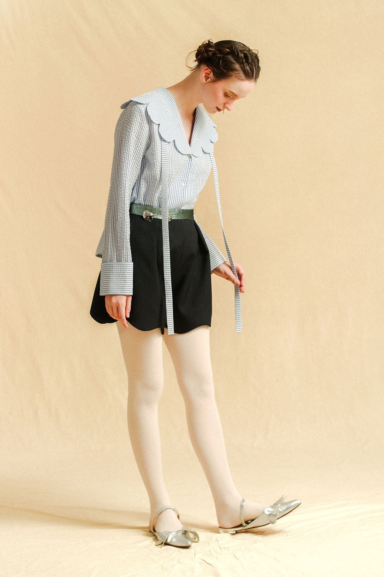 COURAGE Short in Dark Blue/Twilight Turquoise