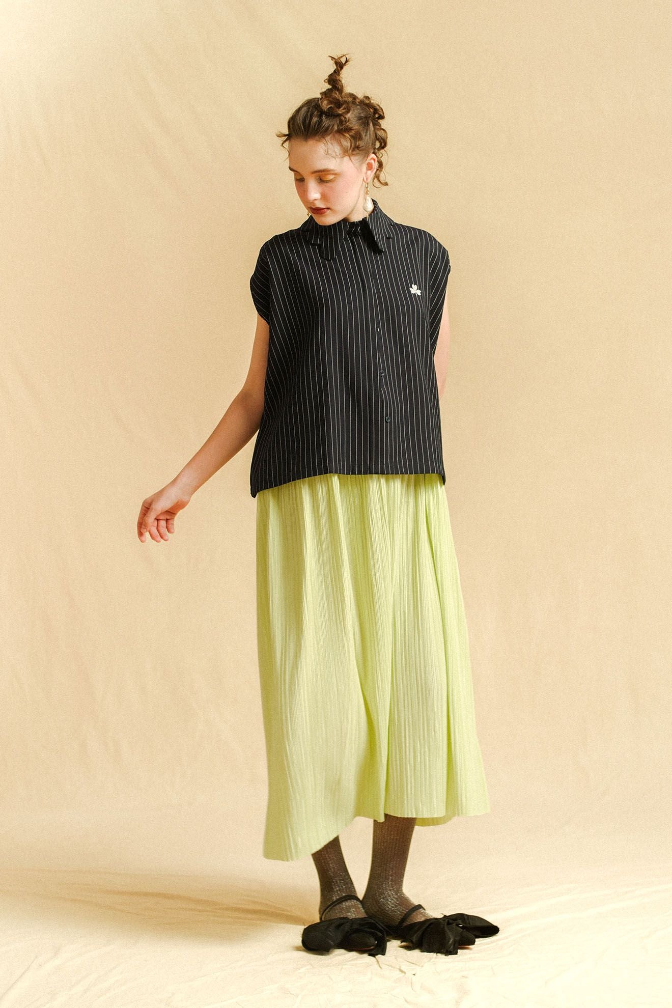 PAS Top in Navy Stripes