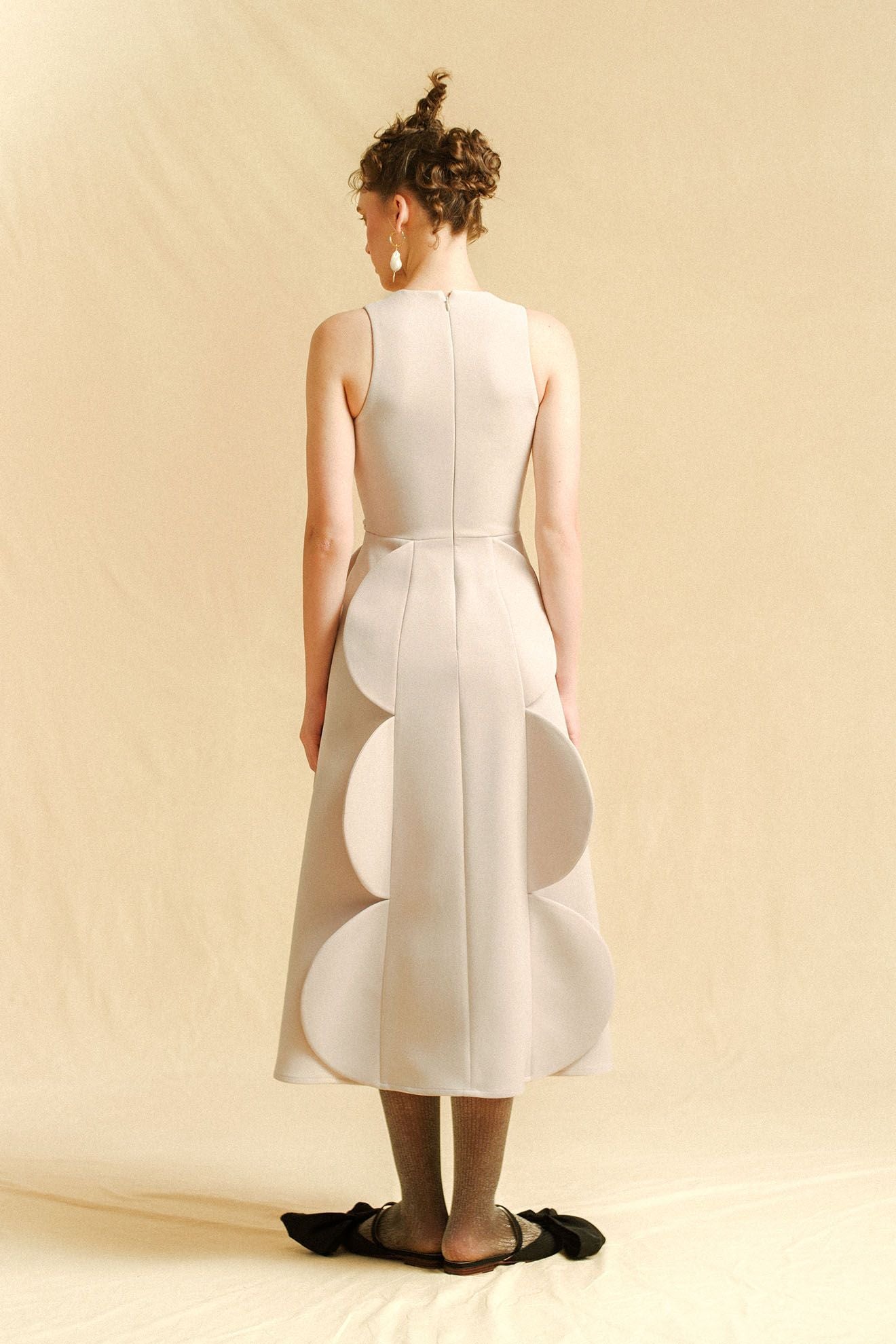 APPLAUDI Dress in Cream White
