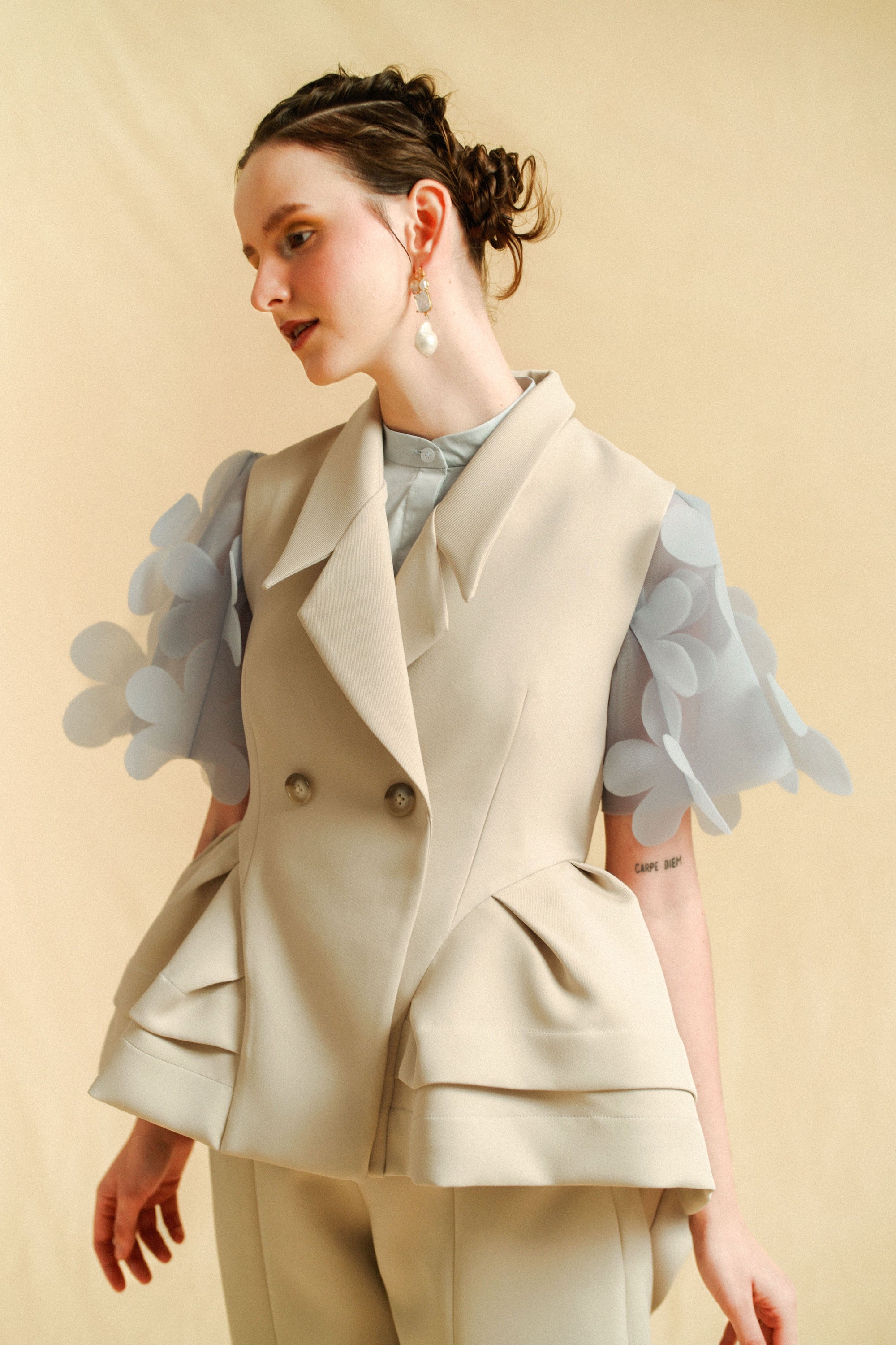 ROI Top in Sky Blue/Ash Blue