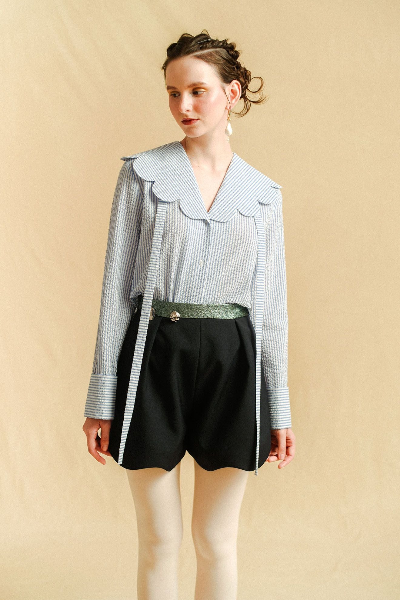 COURAGE Short in Dark Blue/Twilight Turquoise