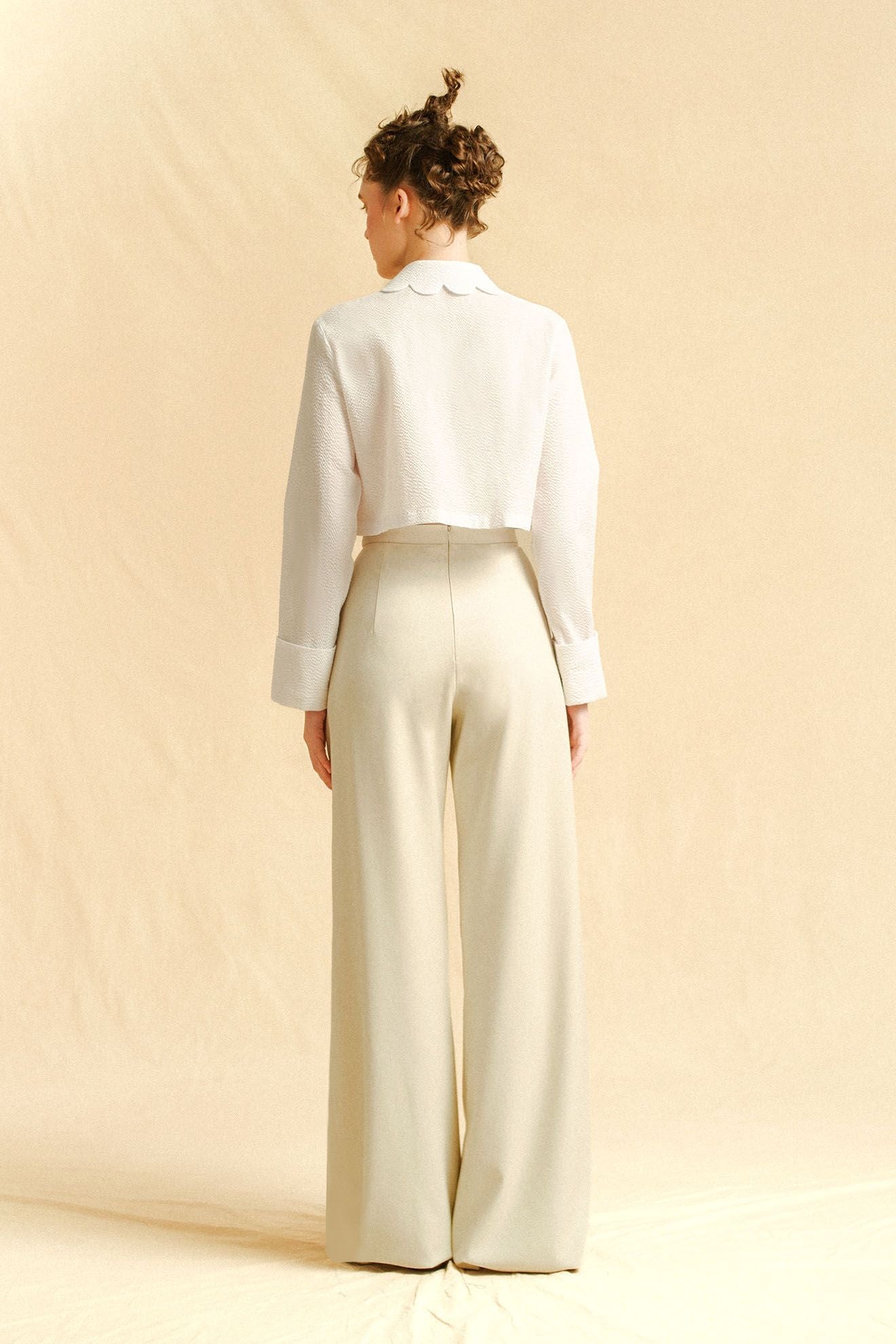EQUILIBRE Pants in Whisper White