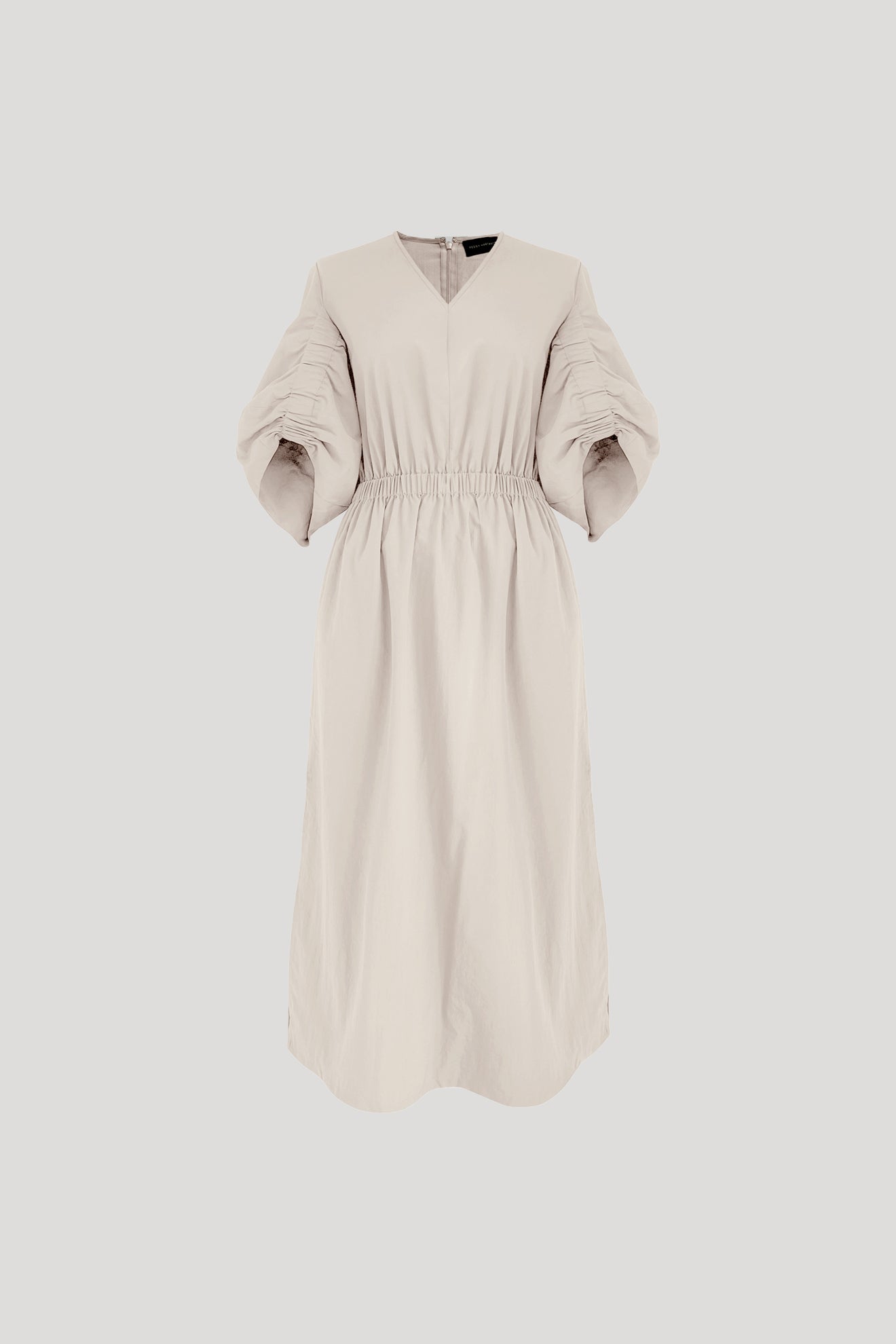 TIDAL Dress in Bone White