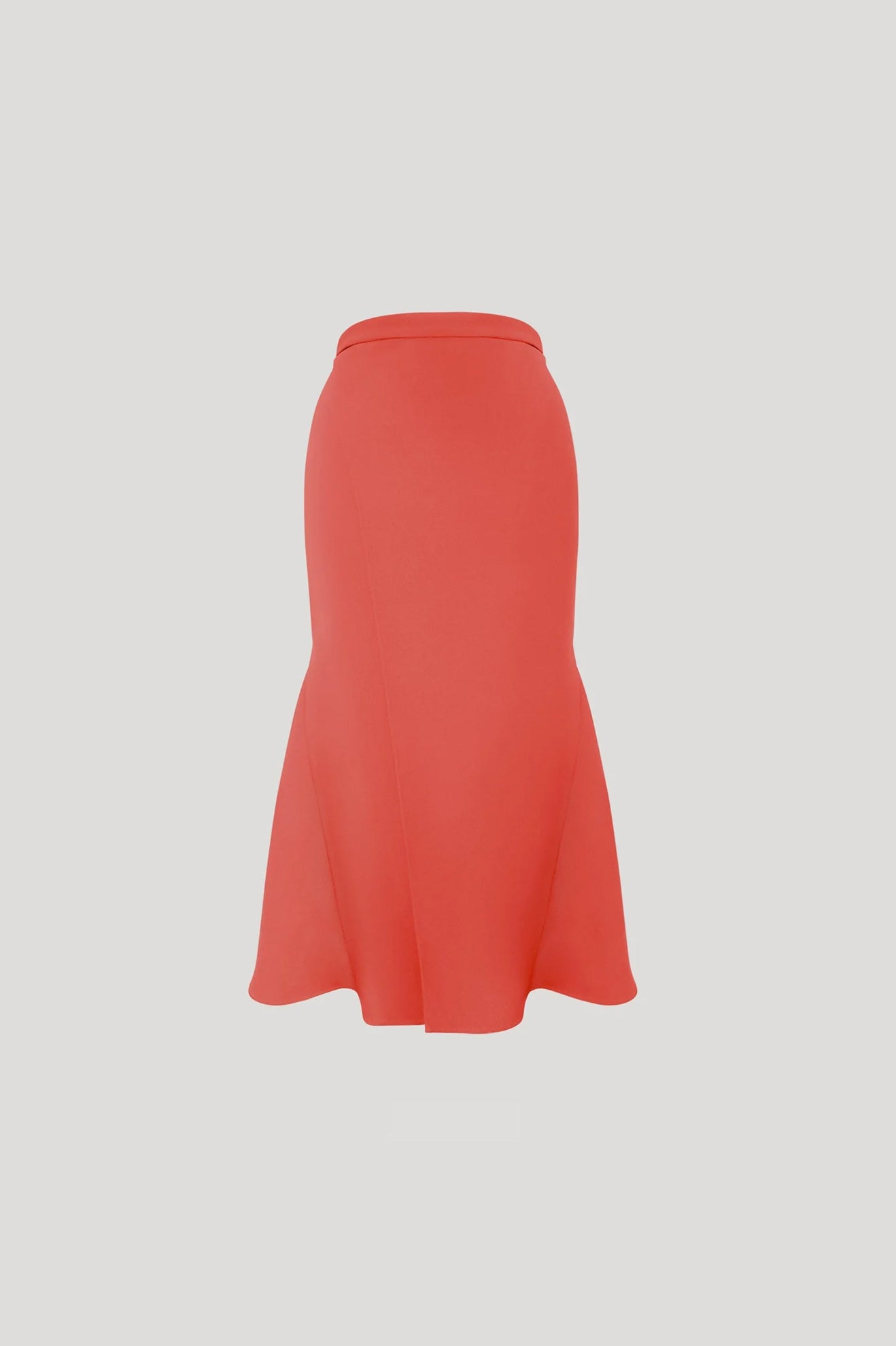SQUARE Skirt in Flamingo Orange