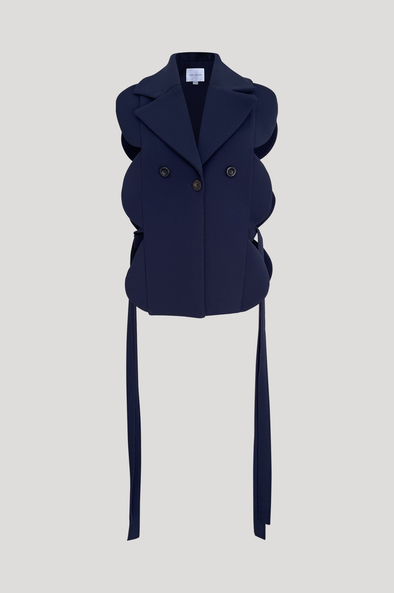NUNZA Top in Night Blue