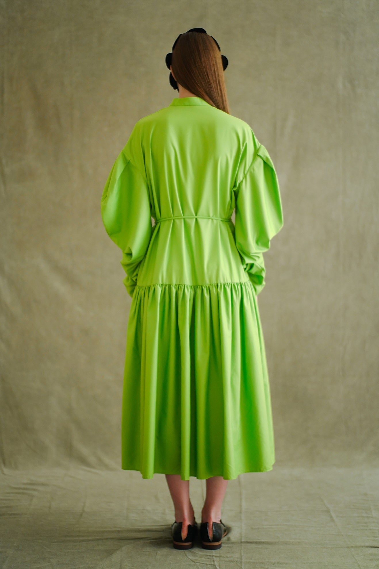 ORACULUM Dress in Forest Green