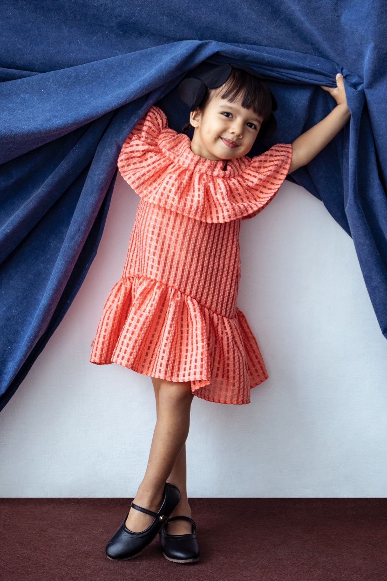 TROMBONE Dress in Translucent Orange