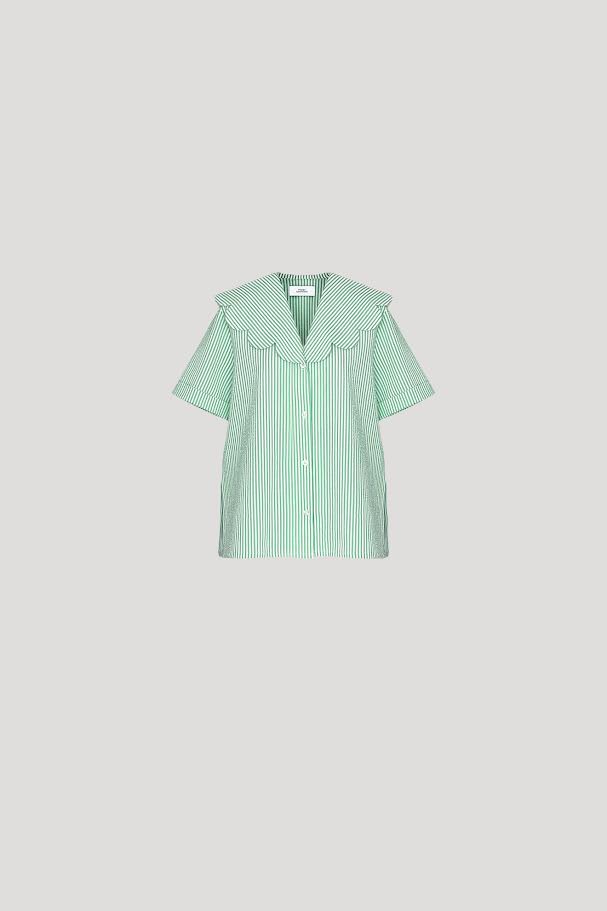 FENDRE Top in Green Stripes