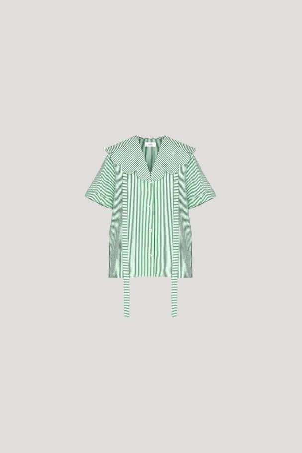 FENDRE Top in Green Stripes