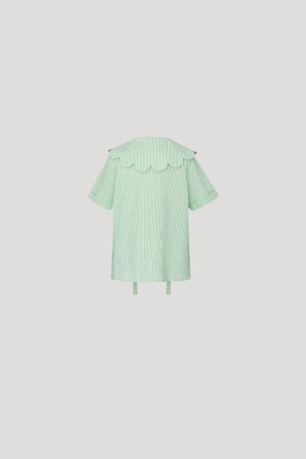 FENDRE Top in Green Stripes