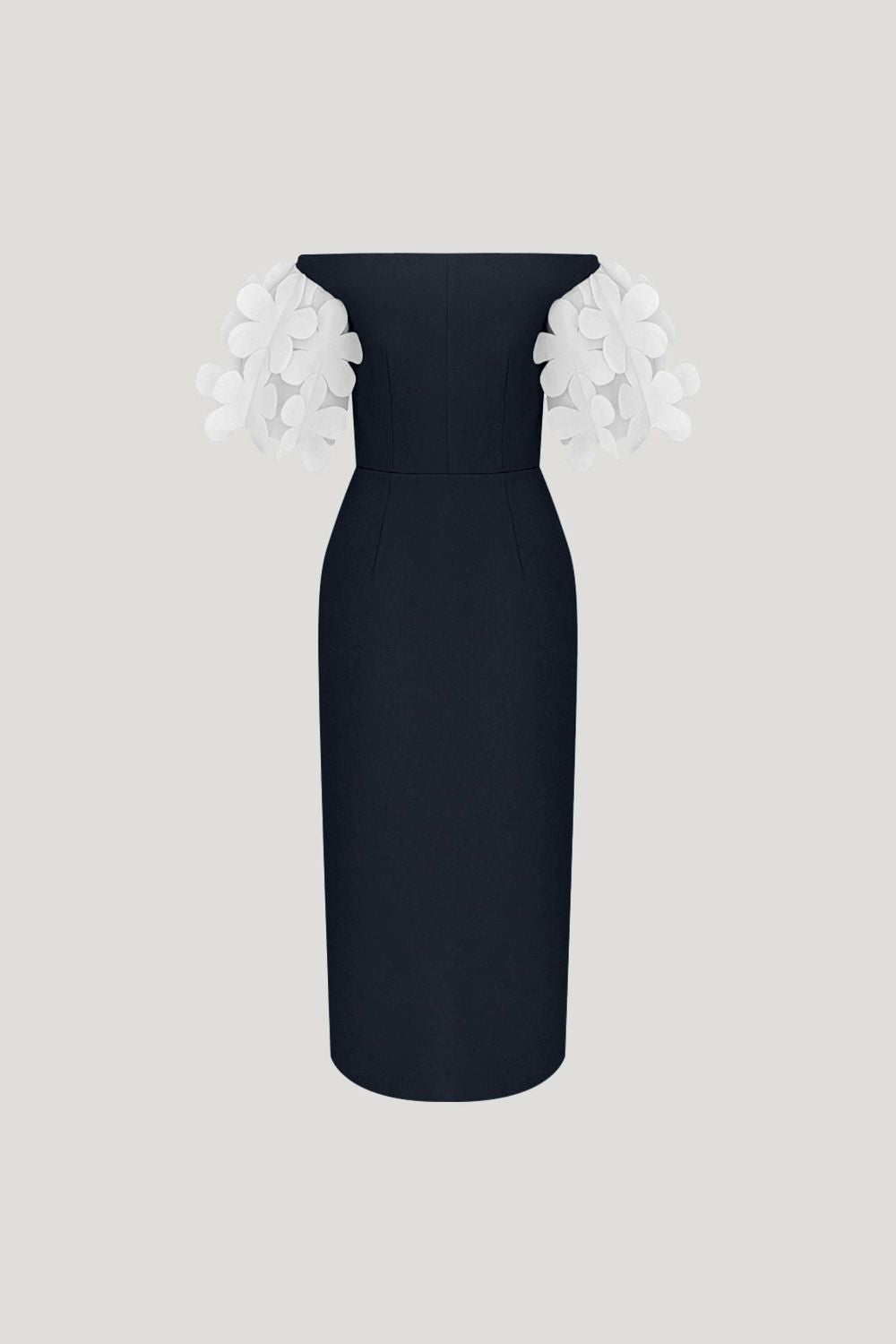 GALANT Dress in Dark Blue/White