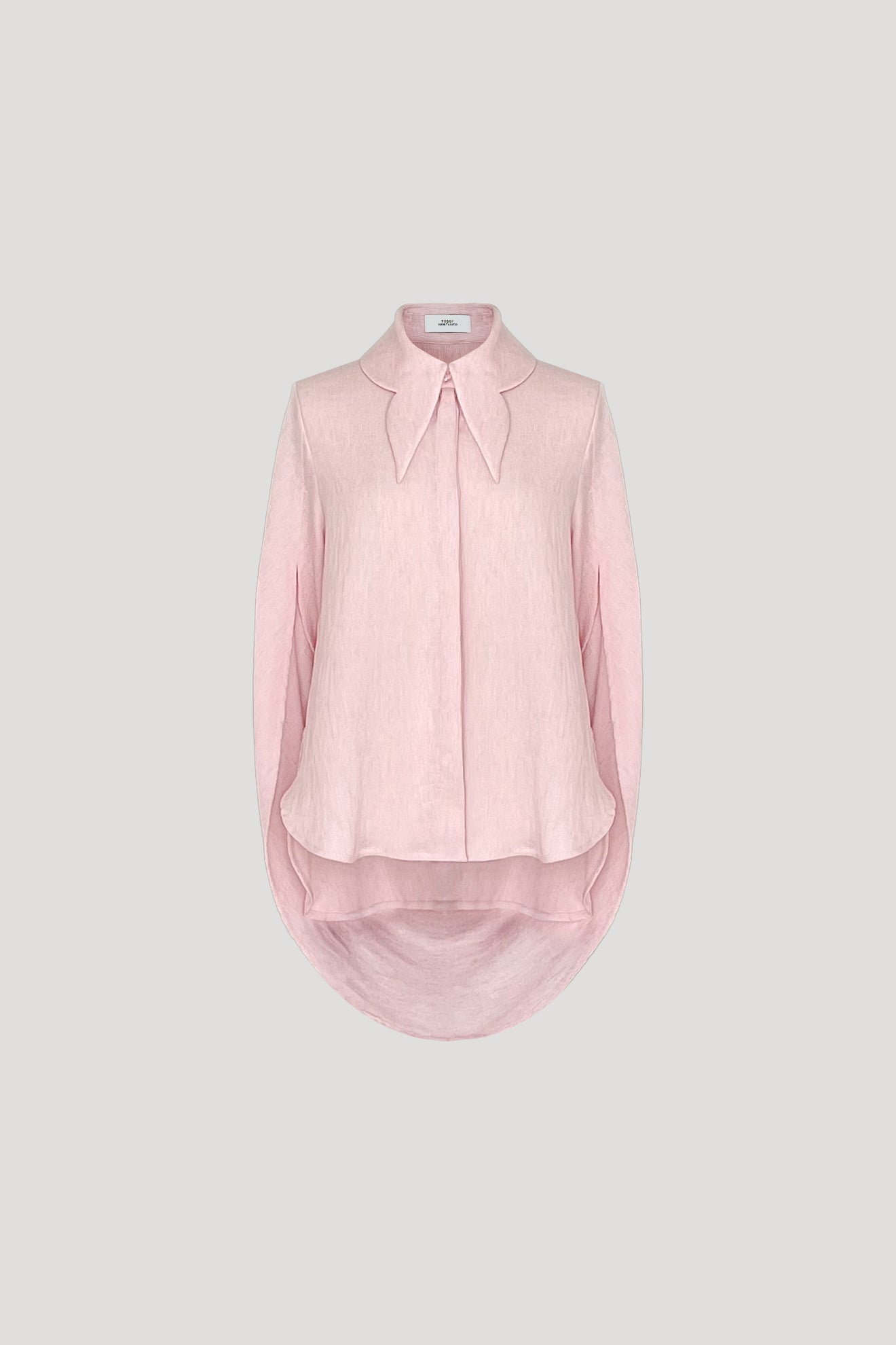 AGEHA Top in Baby Pink