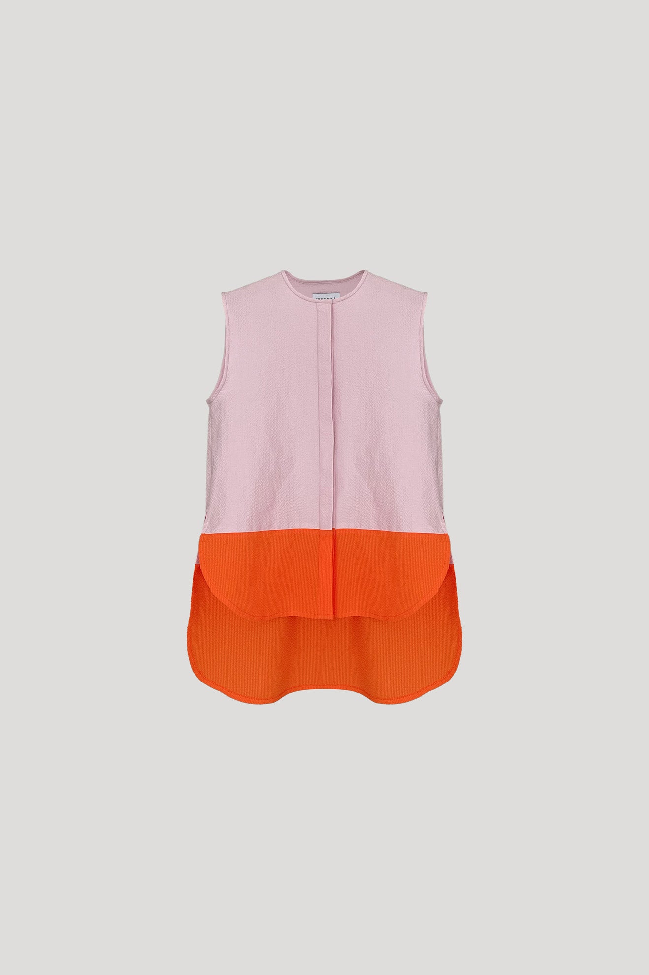 ANTHEM Shirt in Baby Pink/Orange