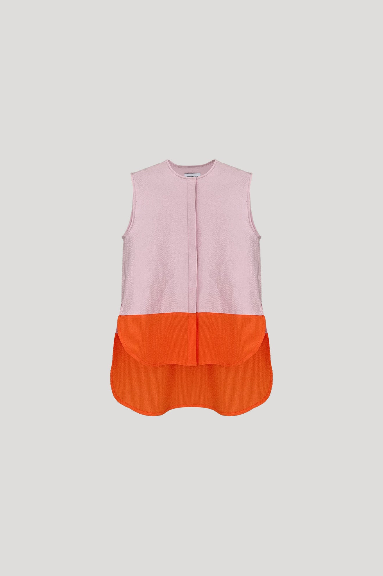 ANTHEM Shirt in Baby Pink/Orange