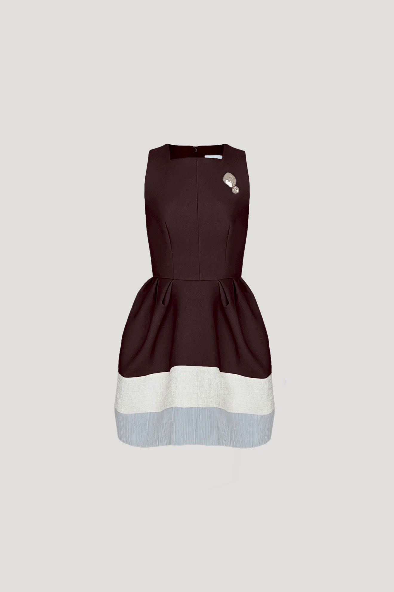 AROLIUM Dress in Walnut Brown