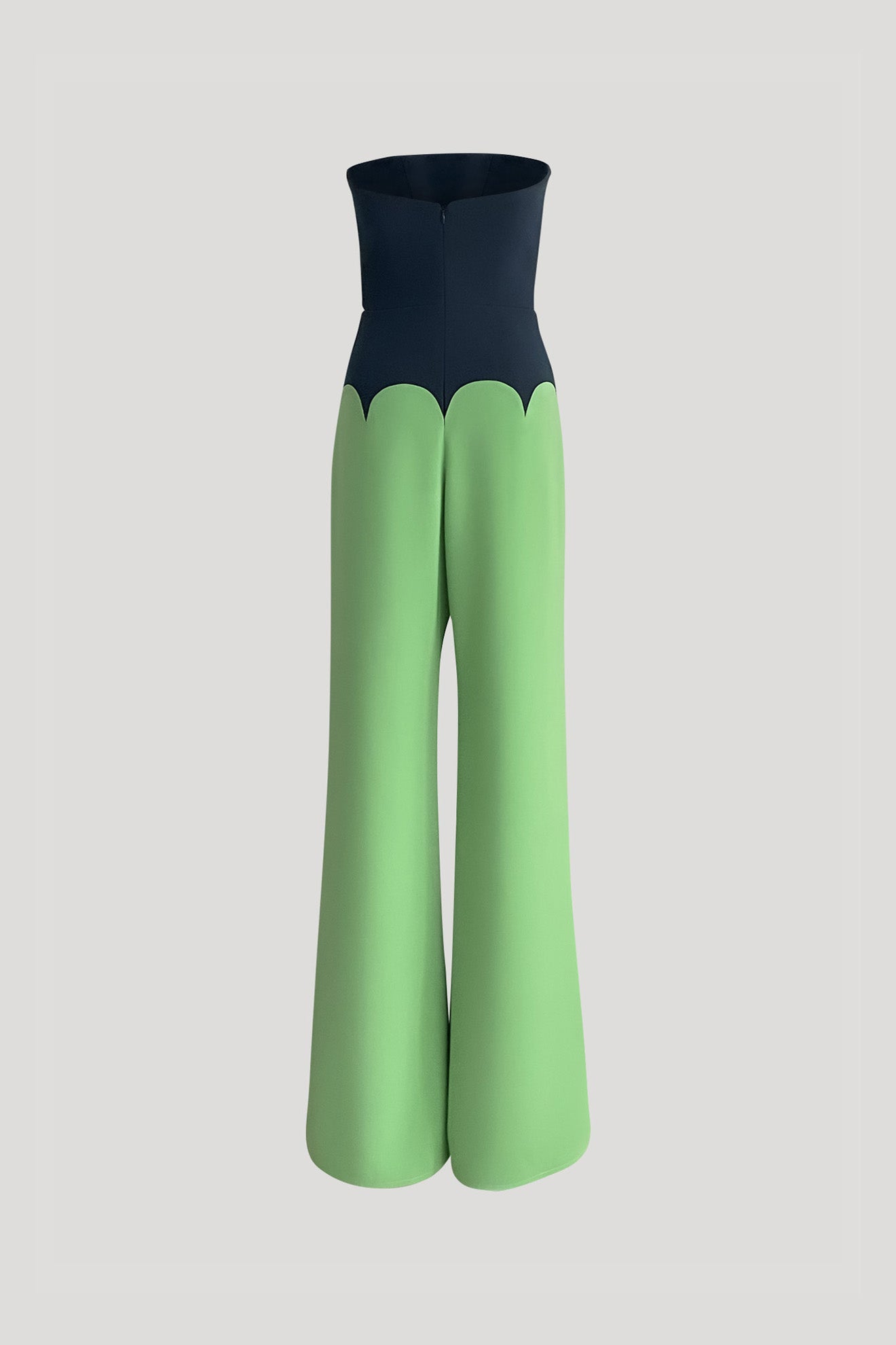 AUGUSTA Jumpsuit in Dark Teal/Olivine Green