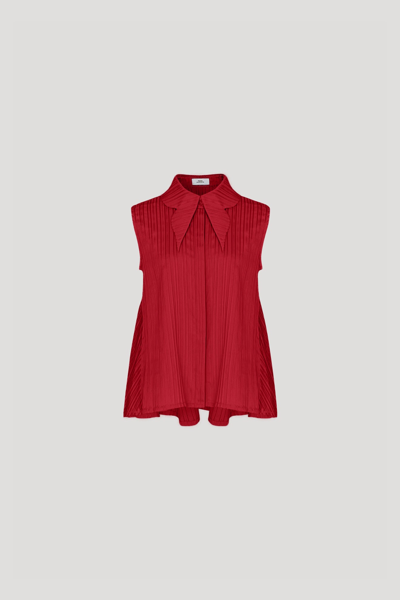 AYAME Top in Sangria Red