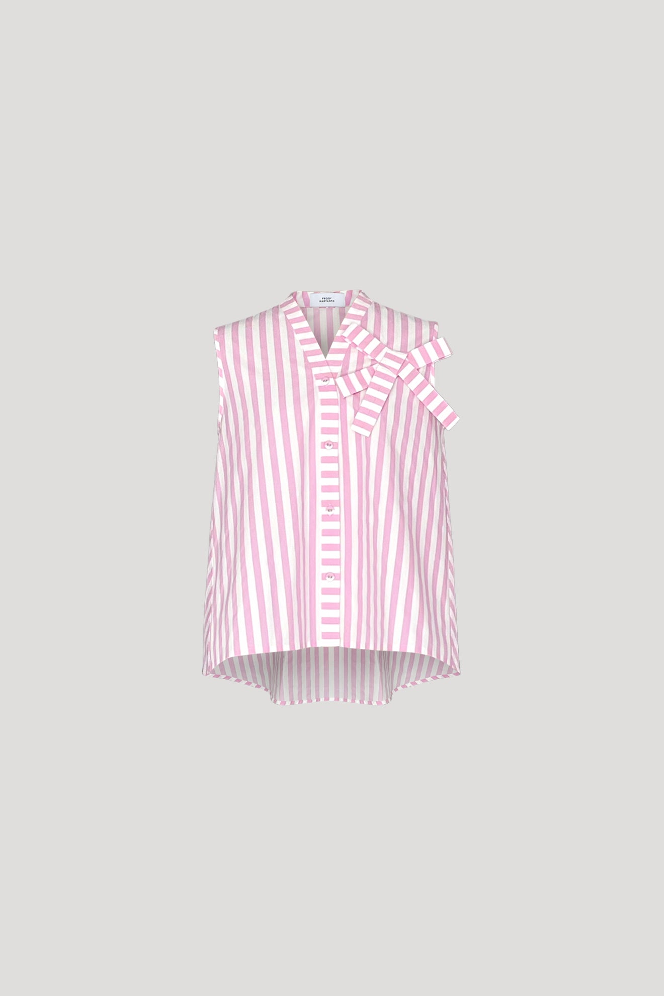 BARA Top in Pink Stripes