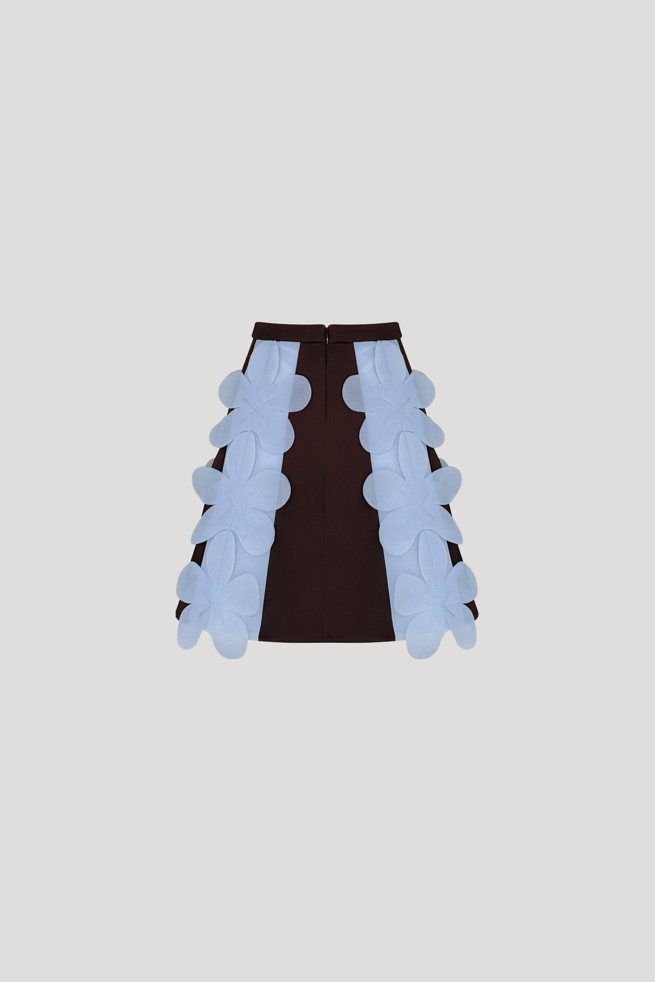 BASAL Skirt in Walnut Brown/Ash Blue