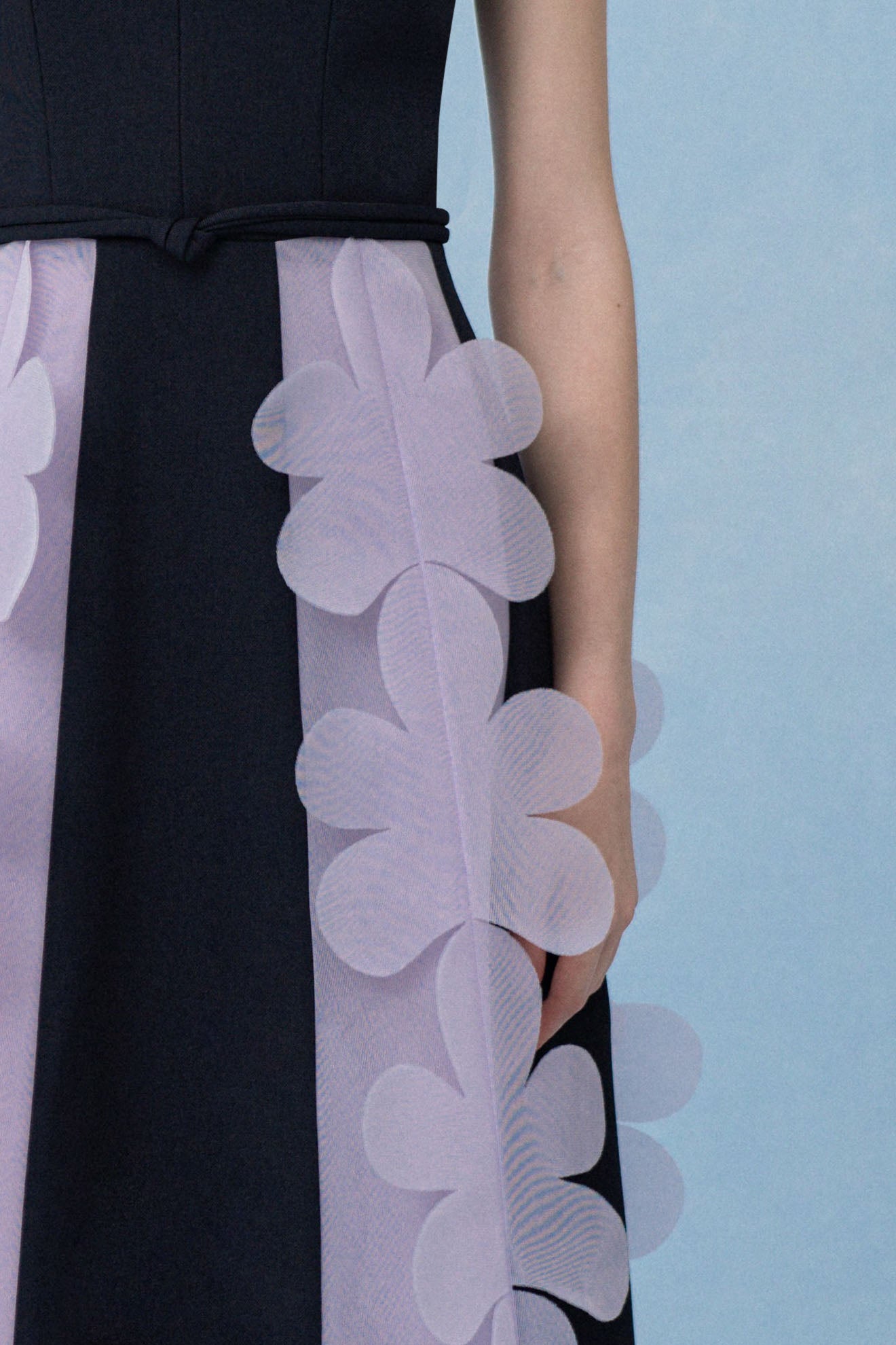 BASITARSUS Gown in Dark Blue/Prelude Purple