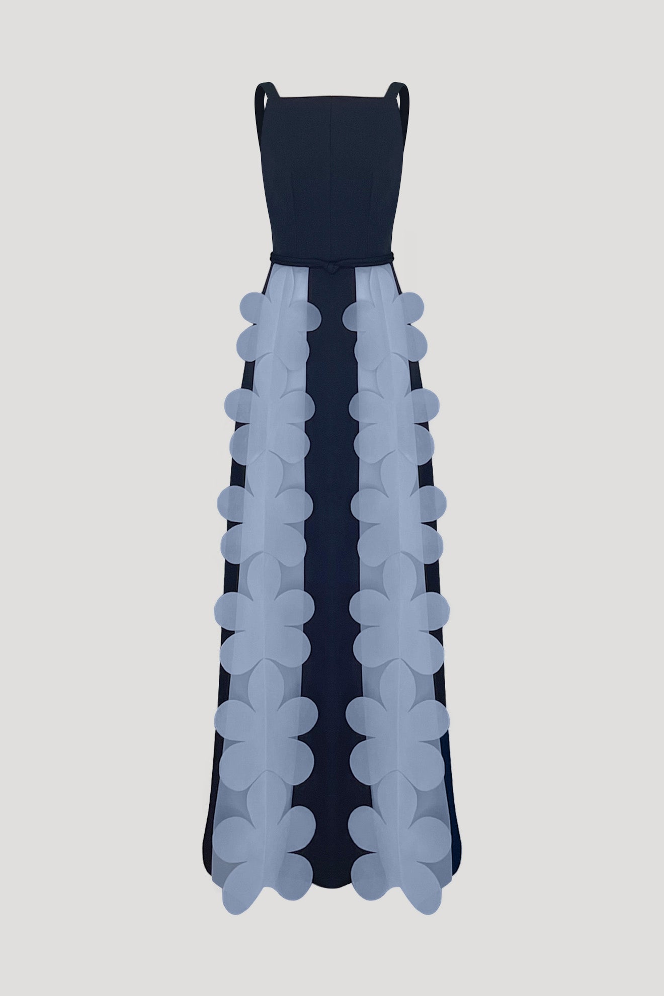 BASITARSUS Gown in Dark Blue/Ash Blue – PEGGY HARTANTO