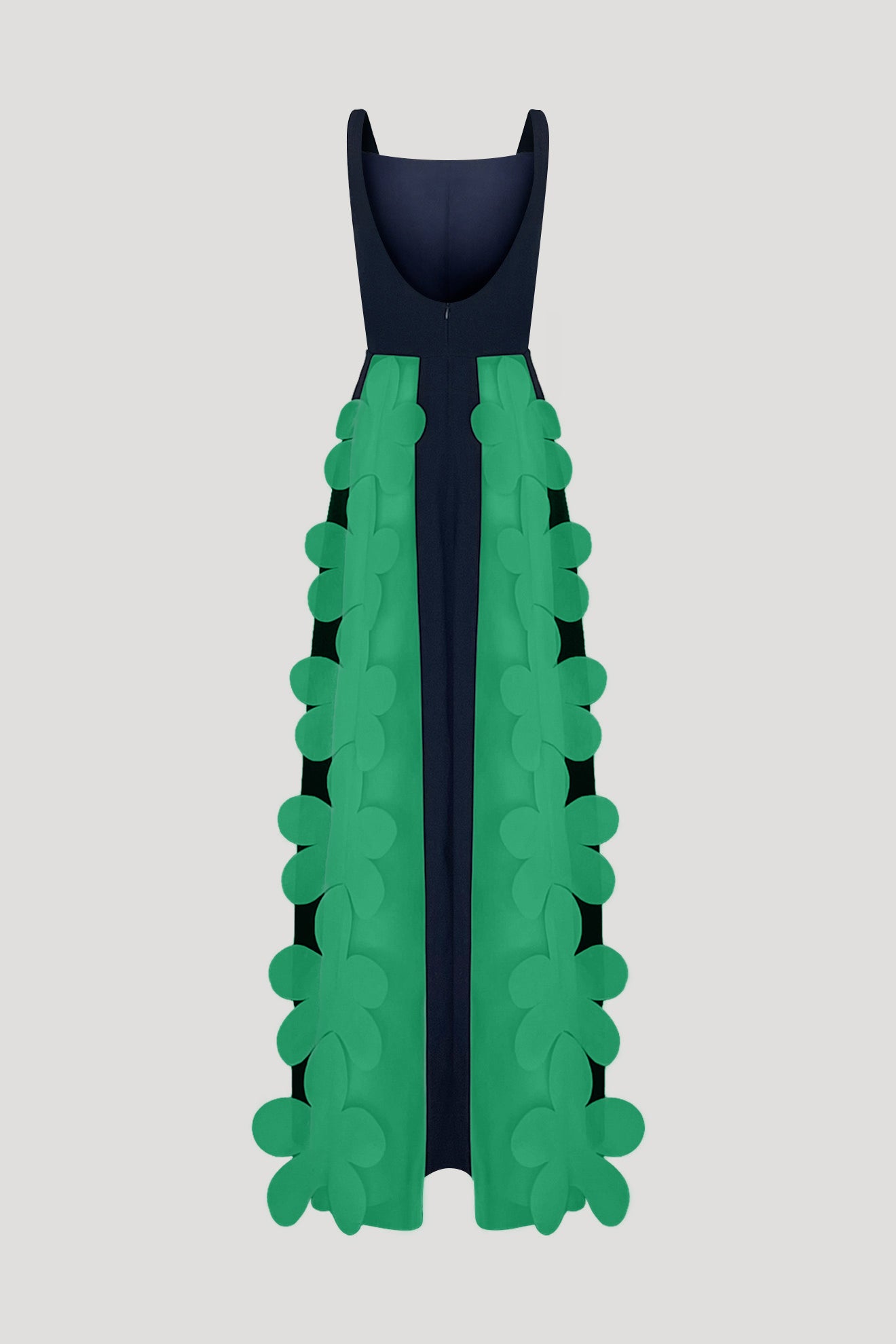 BASITARSUS Gown in Dark Blue/Neon Green BASITARSUS Gown in Dark Blue/Neon Green