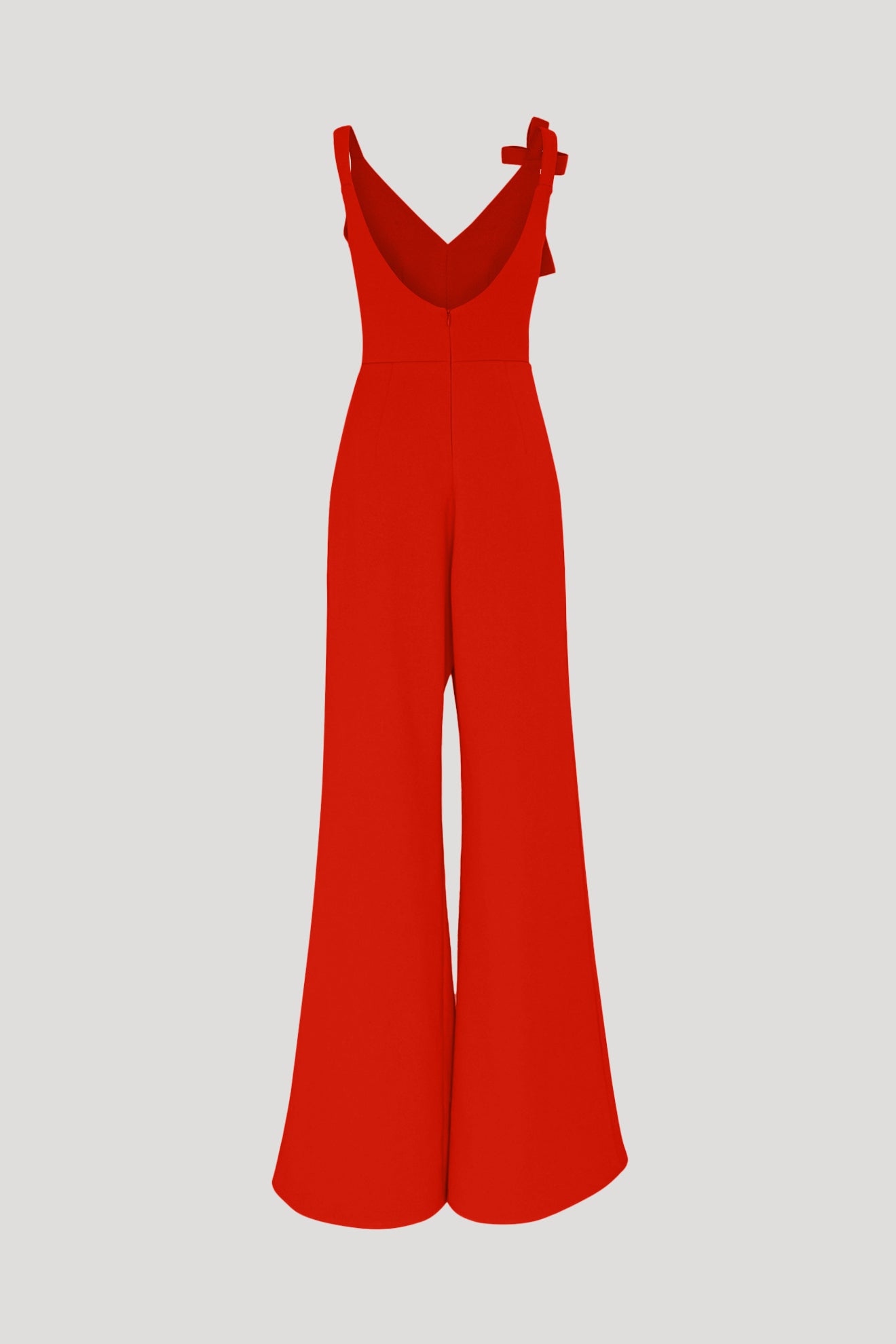 BATTEMENT Jumpsuit in Tangerine Red
