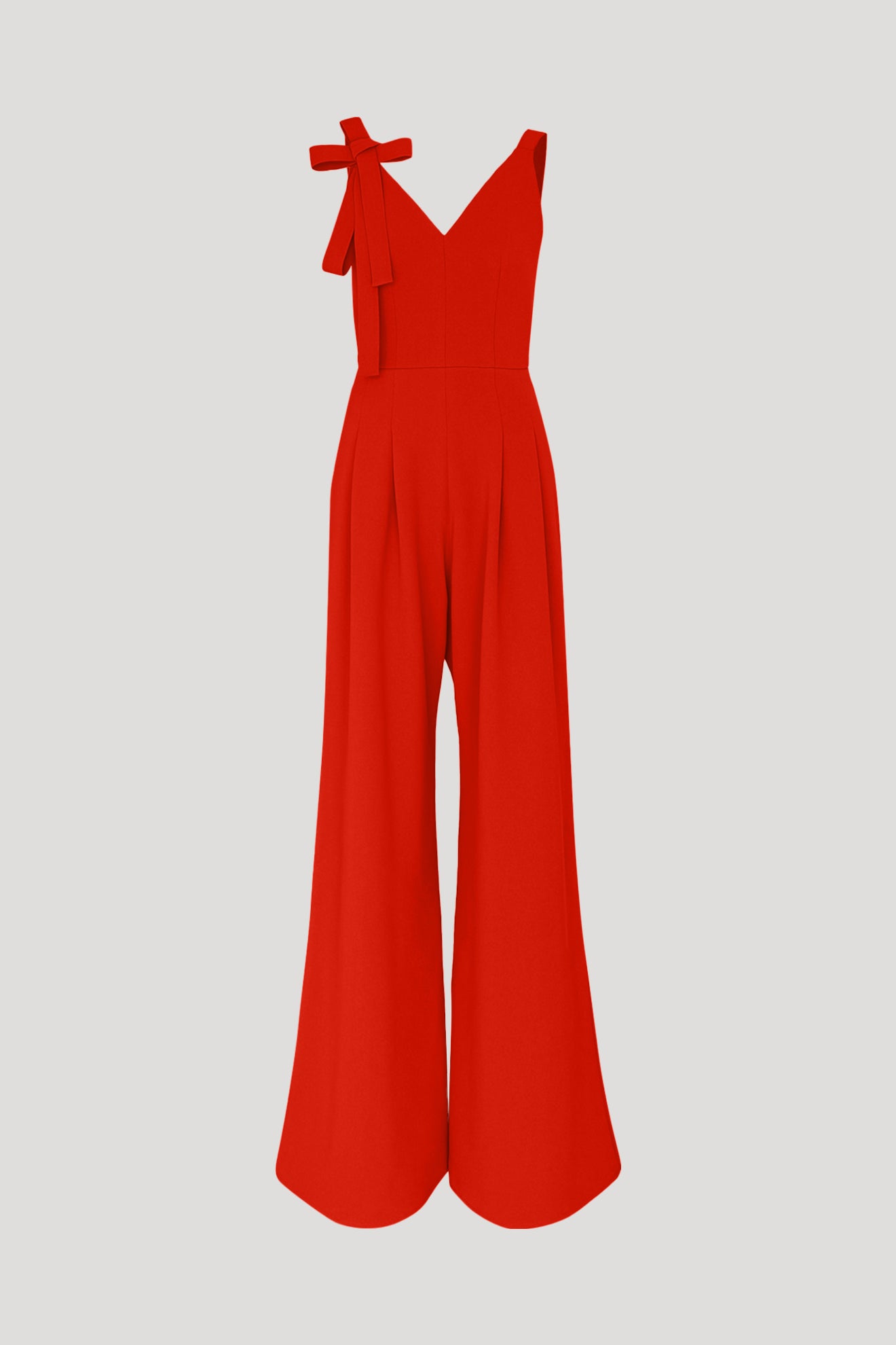 BATTEMENT Jumpsuit in Tangerine Red