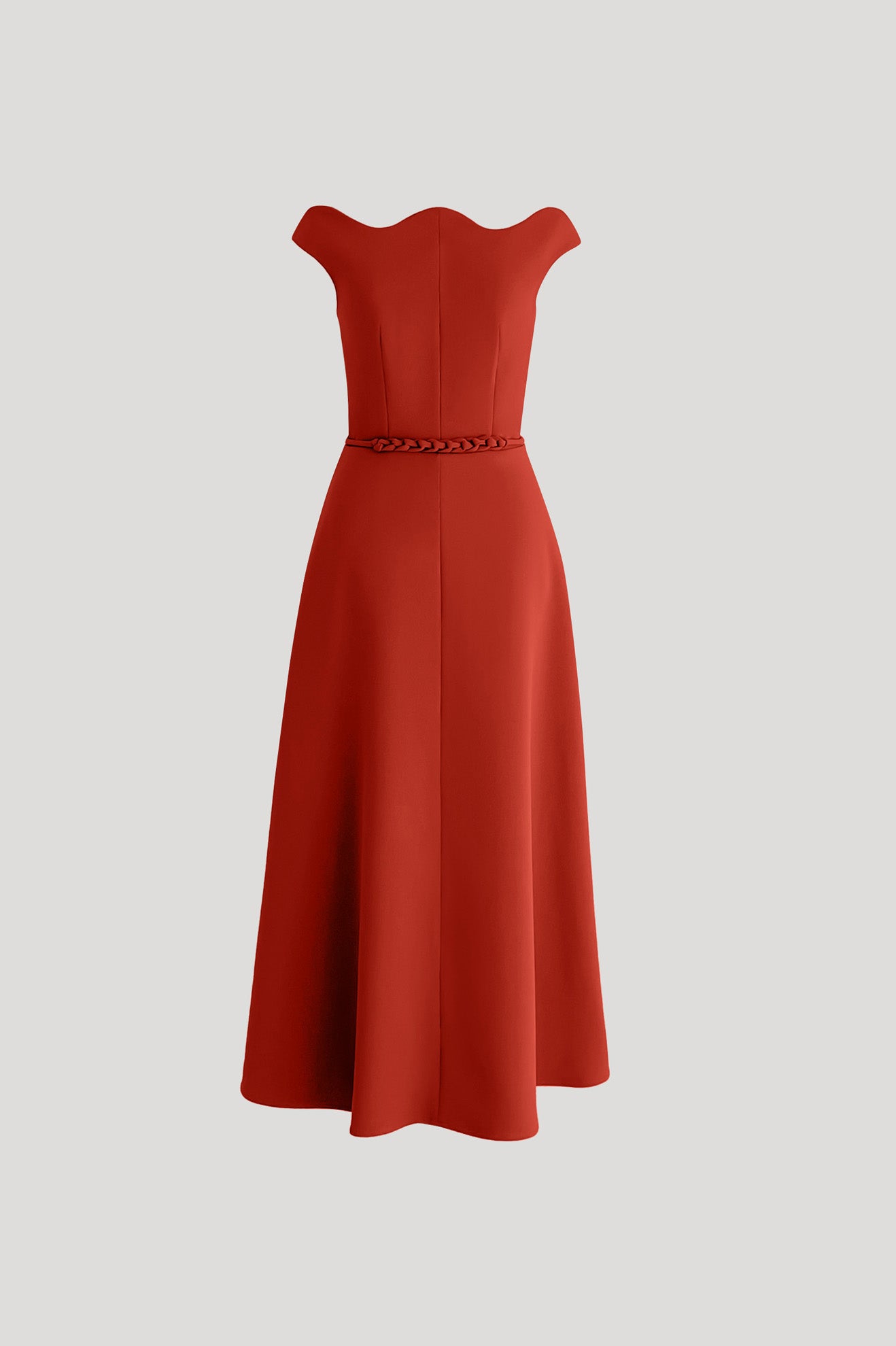 BATTUTO Dress in Scarlett Red