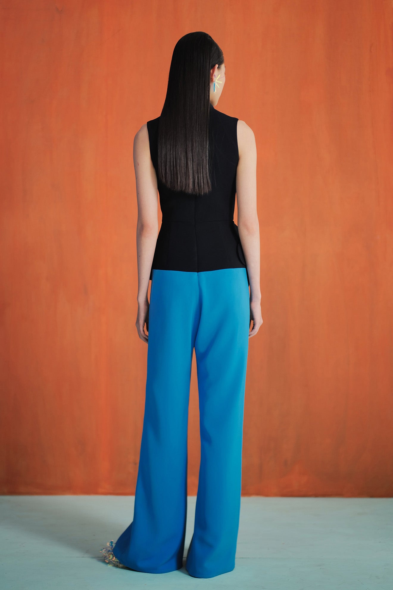 CANTABILE Jumpsuit in Dark Blue/Danube Blue