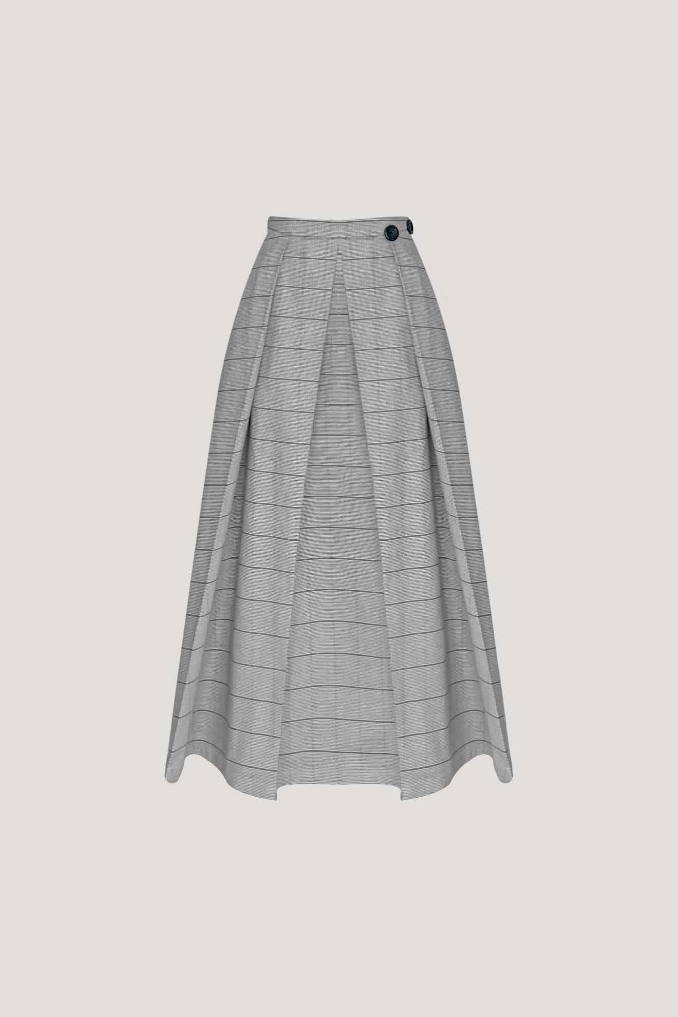 CARDO Skirt in Plaid Grey