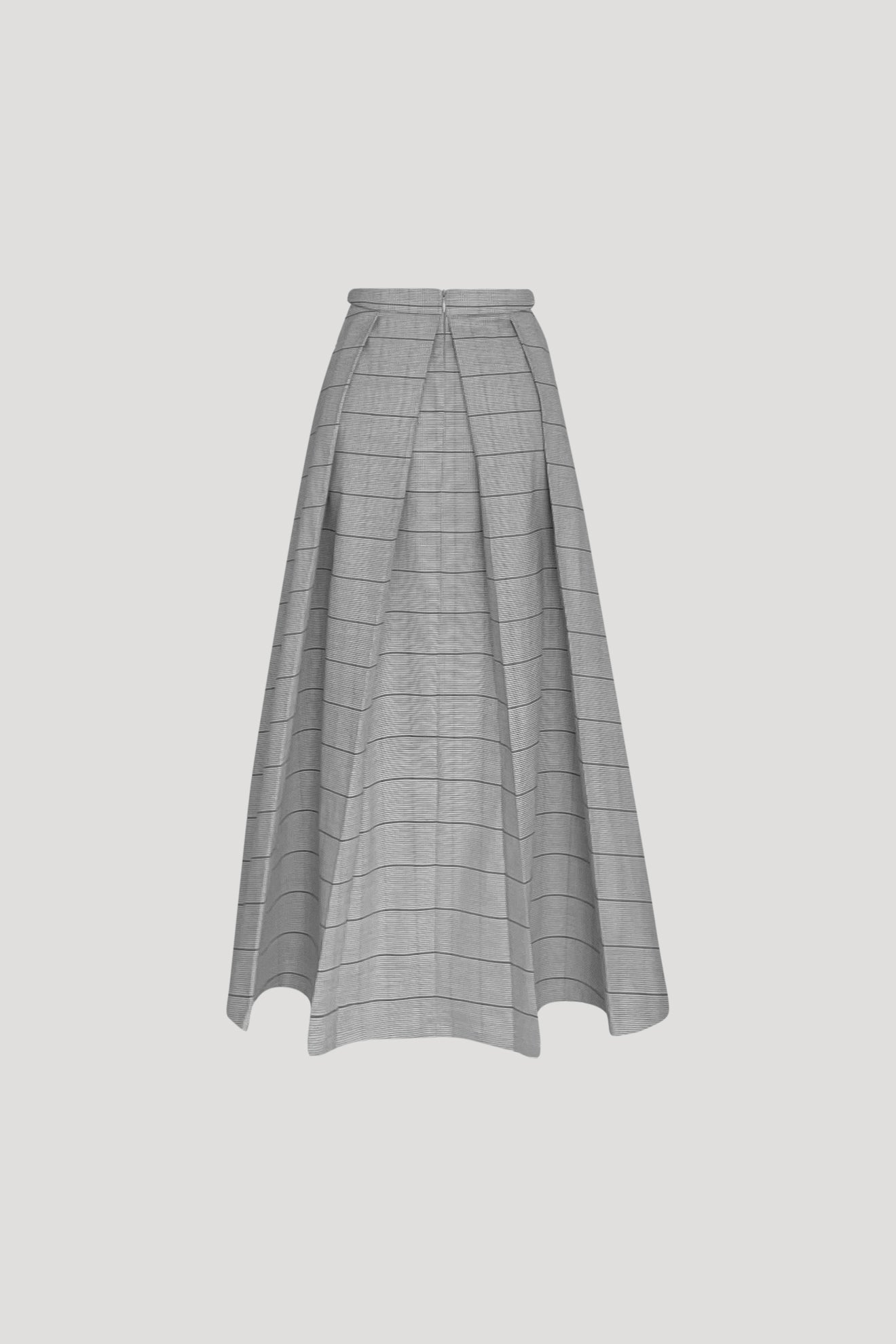 CARDO Skirt in Plaid Grey