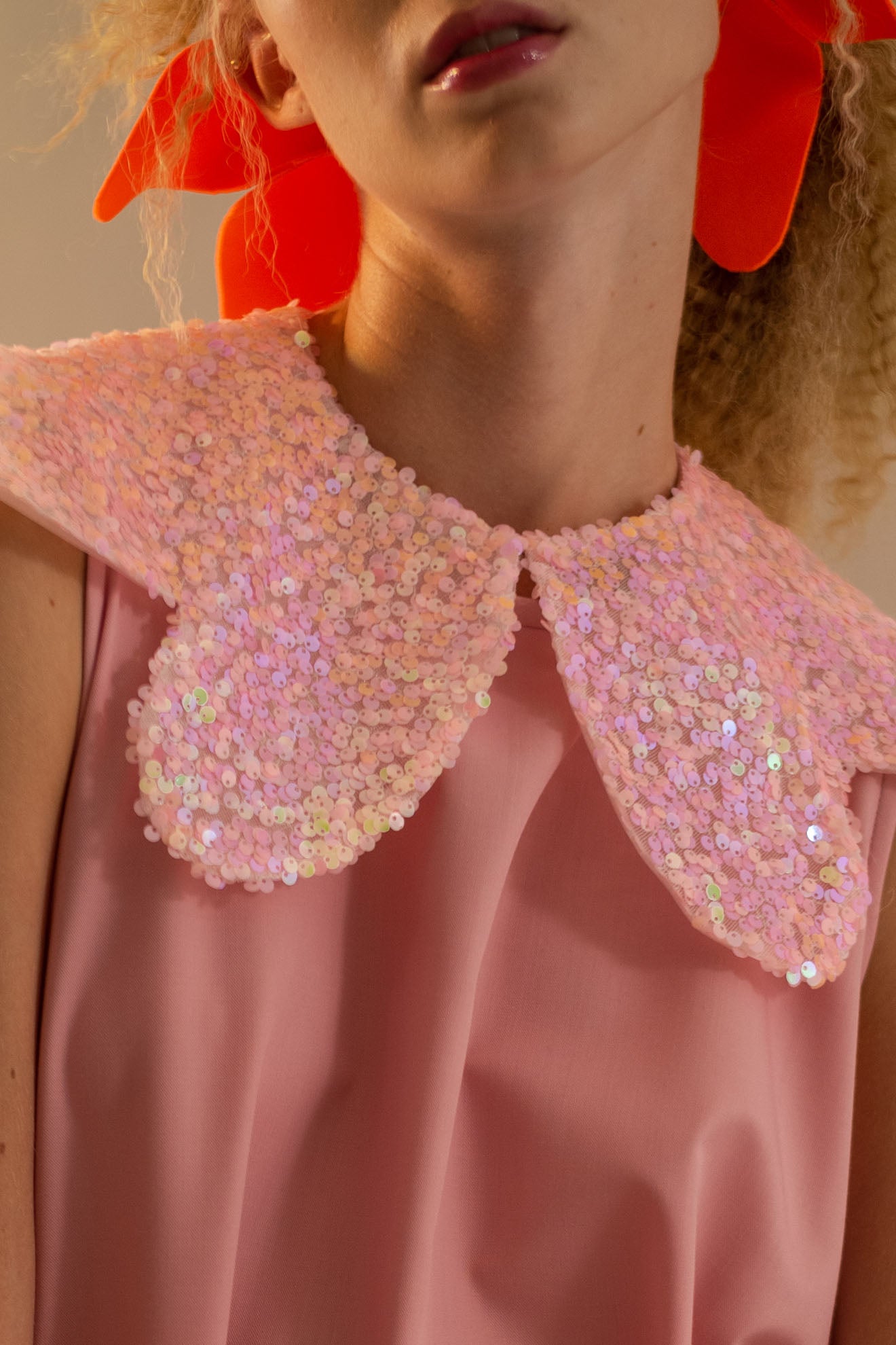 CARP Collar in Iridescent Pink